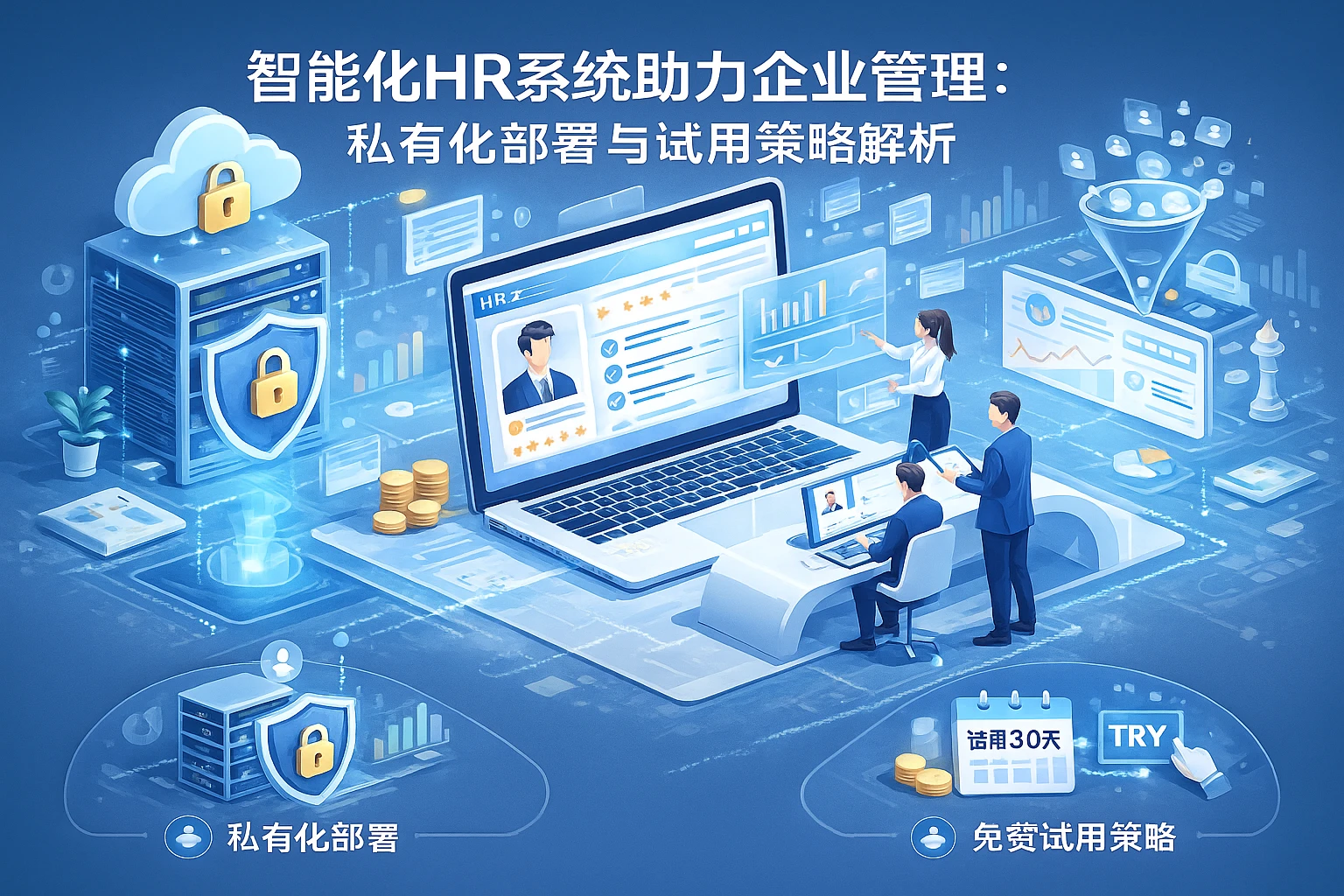 智能化HR系统助力企业管理：私有化部署与试用策略解析