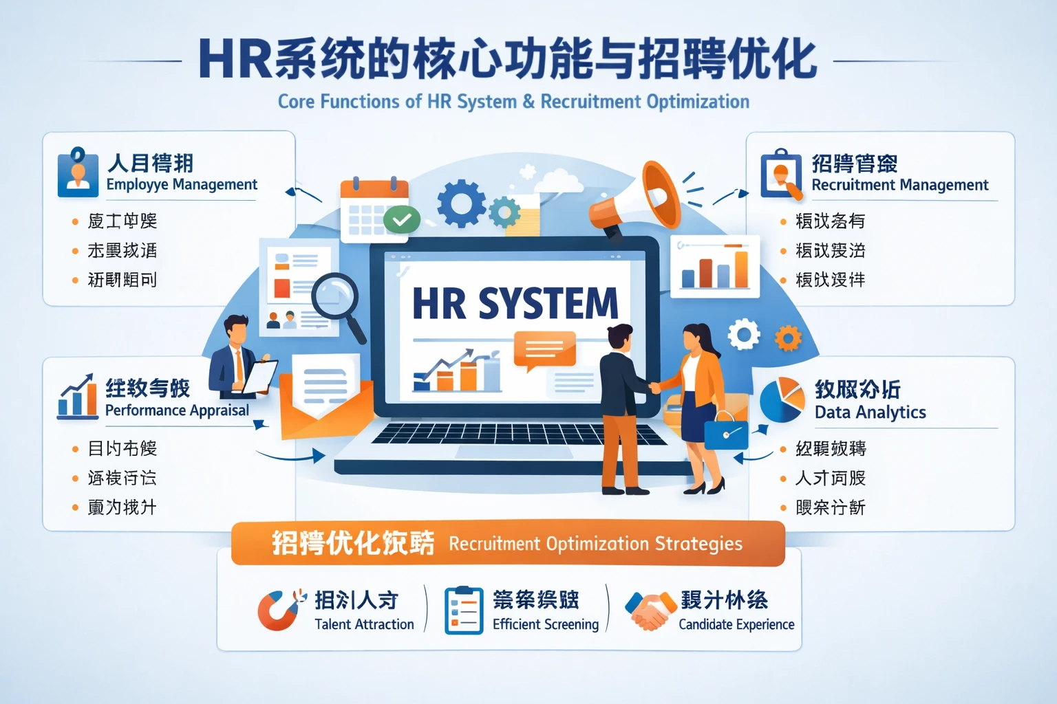 HR系统的核心功能与招聘优化
