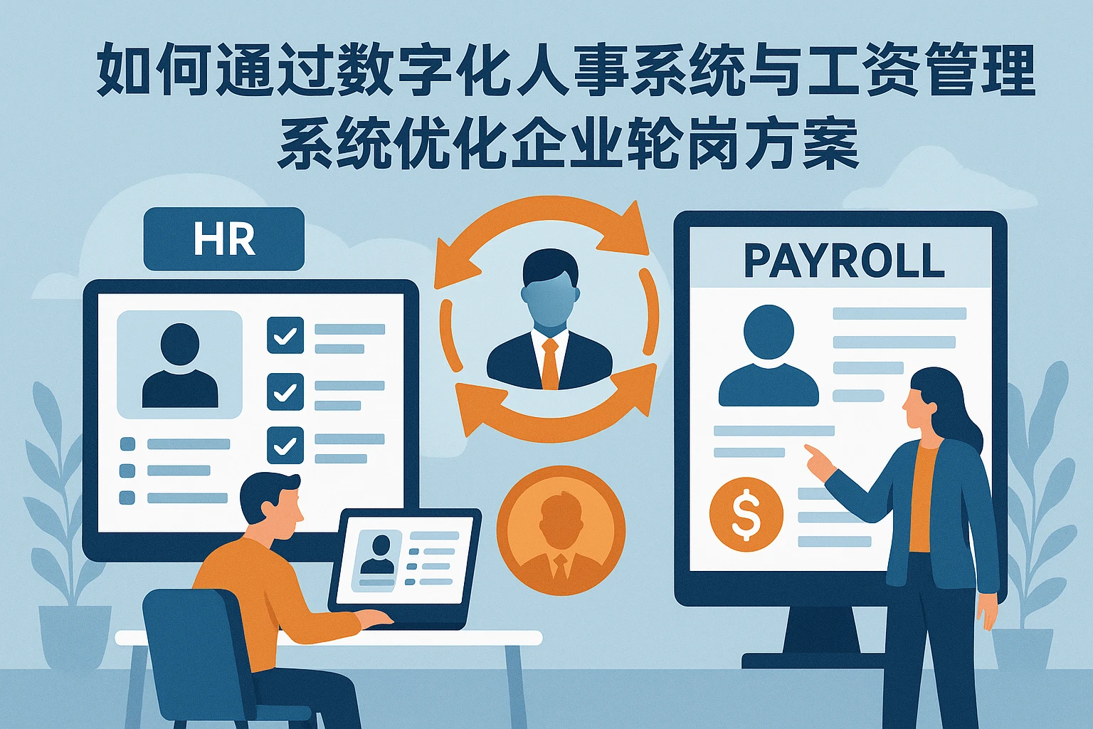 如何通过数字化人事系统与工资管理系统优化企业轮岗方案