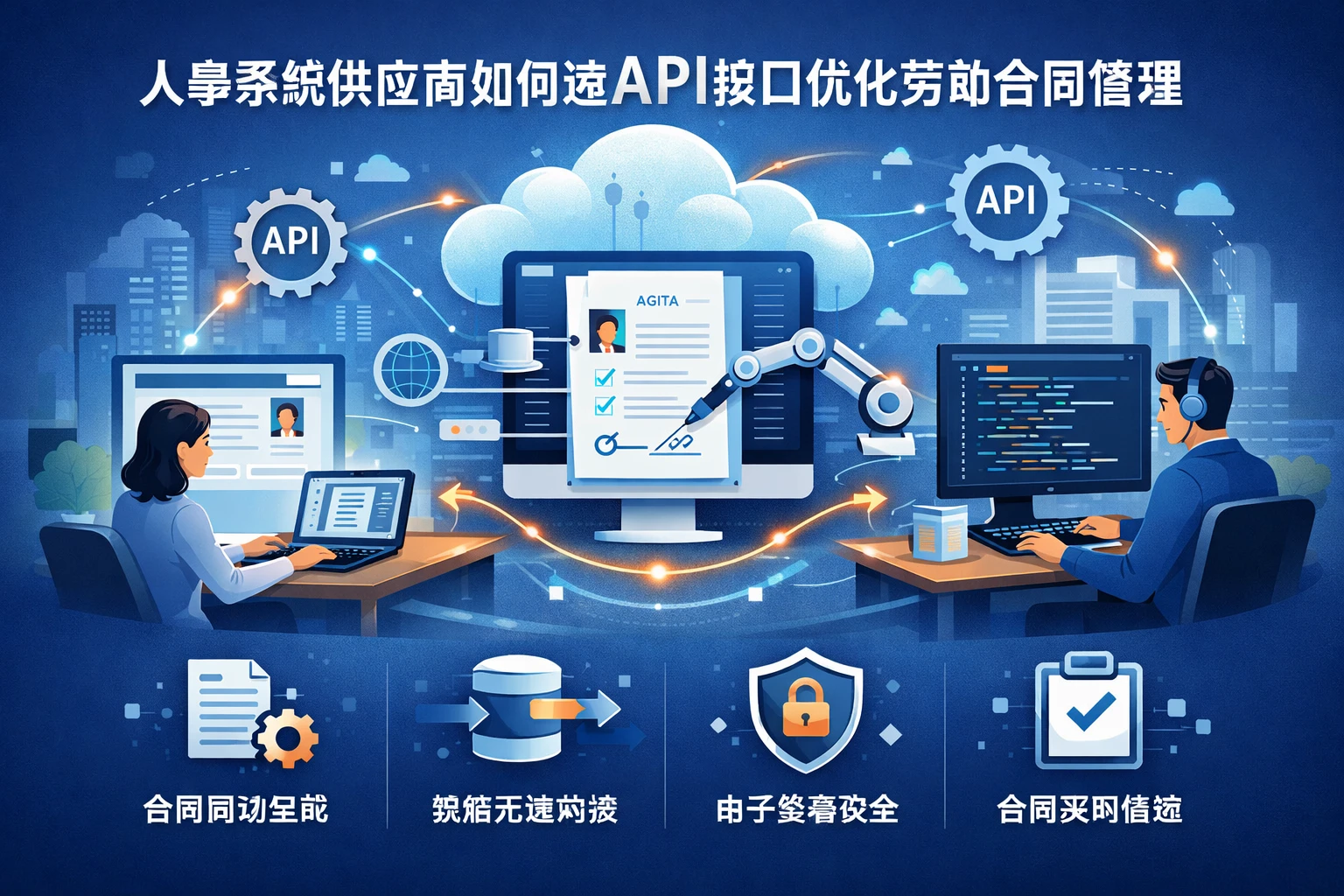 人事系统供应商如何通过API接口优化劳动合同管理