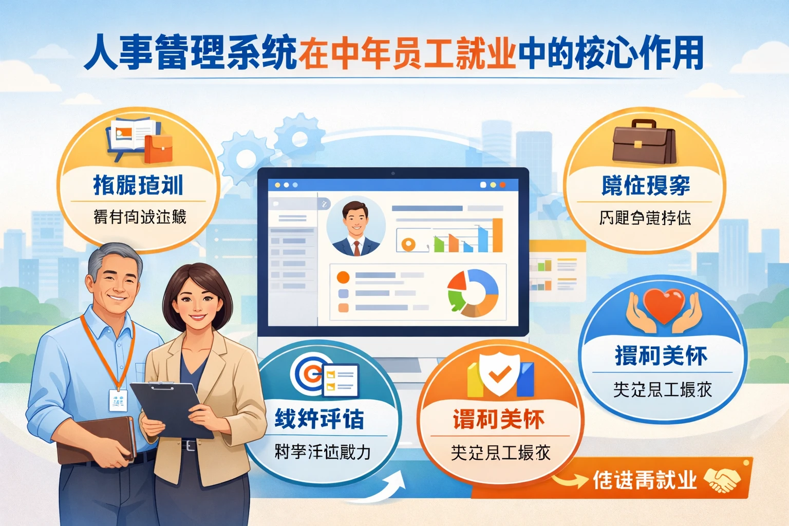 人事管理系统在中年员工就业中的核心作用