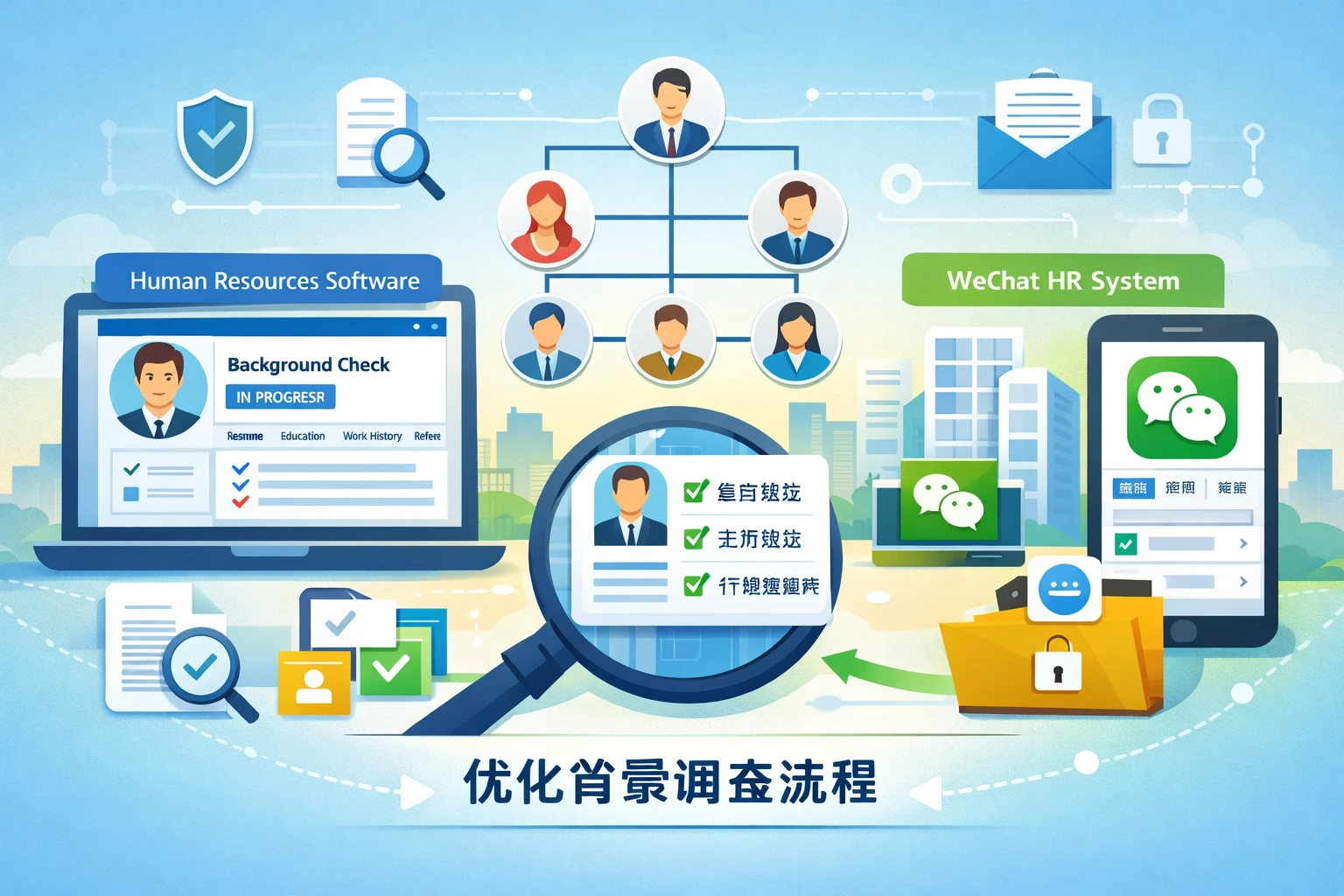 利用人力资源软件与微信人事系统优化组织架构管理中的背景调查流程