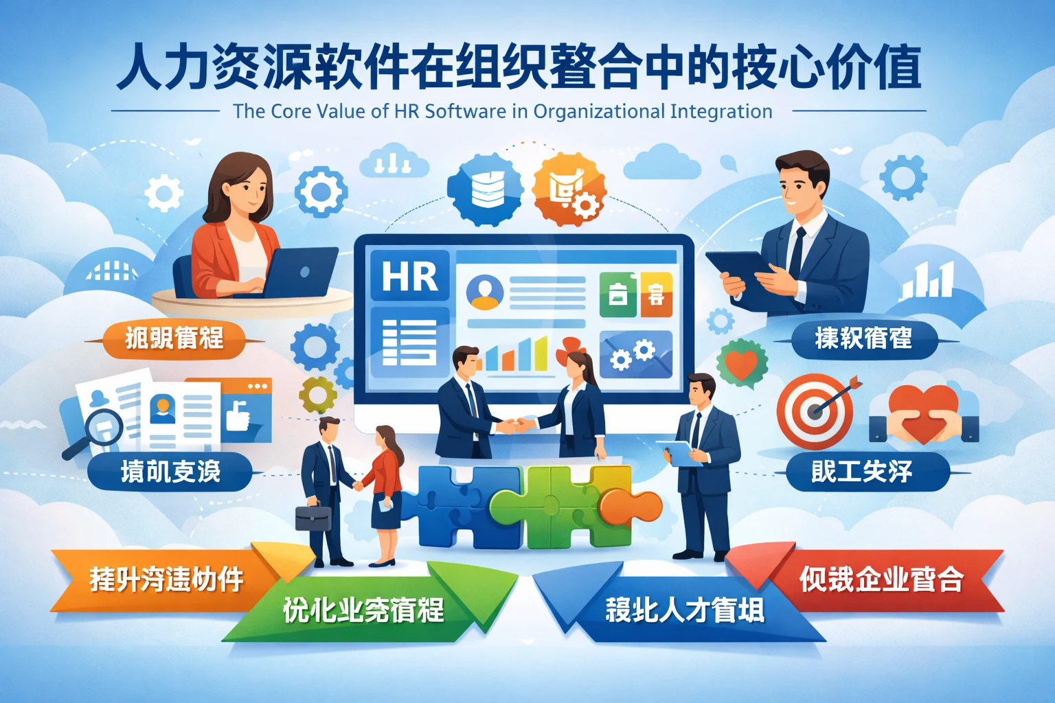 人力资源软件在组织整合中的核心价值