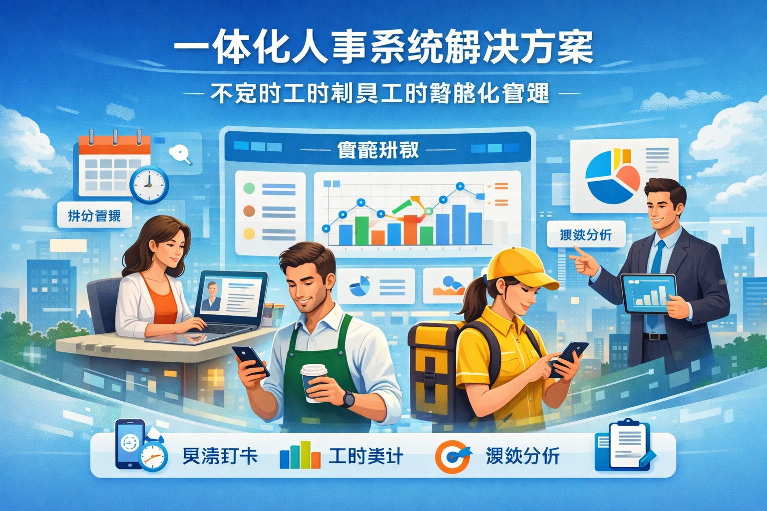 一体化人事系统解决方案：不定时工时制员工的智能化管理