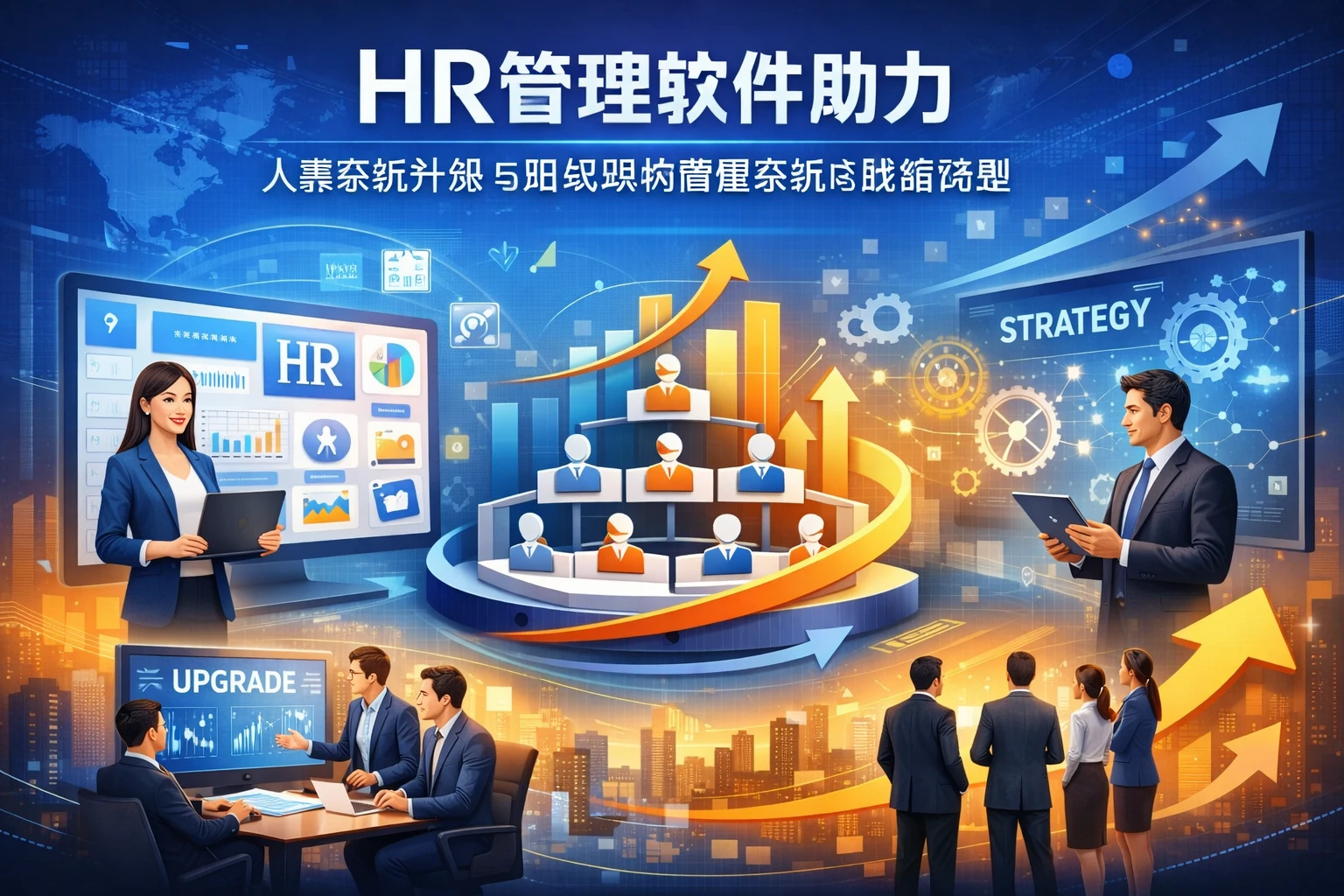 HR管理软件助力人事系统升级与组织架构管理系统的战略转型