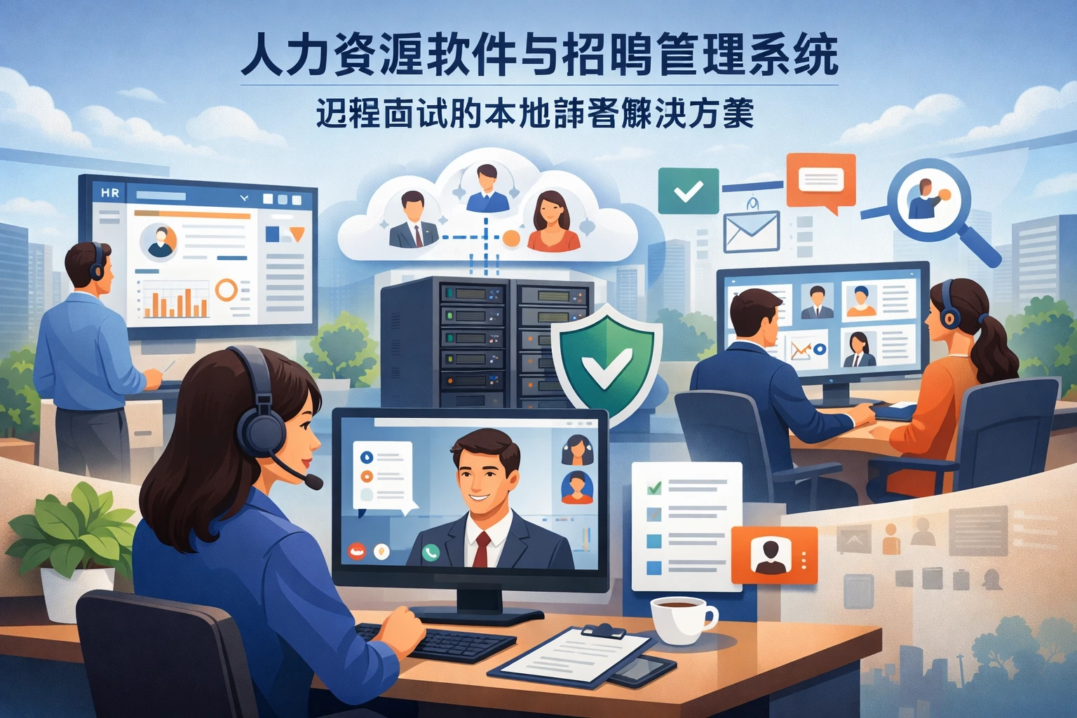 人力资源软件与招聘管理系统：远程面试的本地部署解决方案