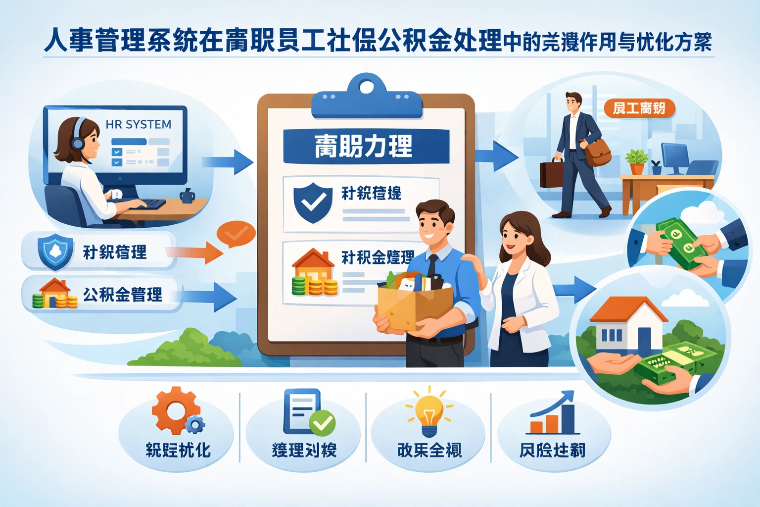 人事管理系统在离职员工社保公积金处理中的关键作用与优化方案