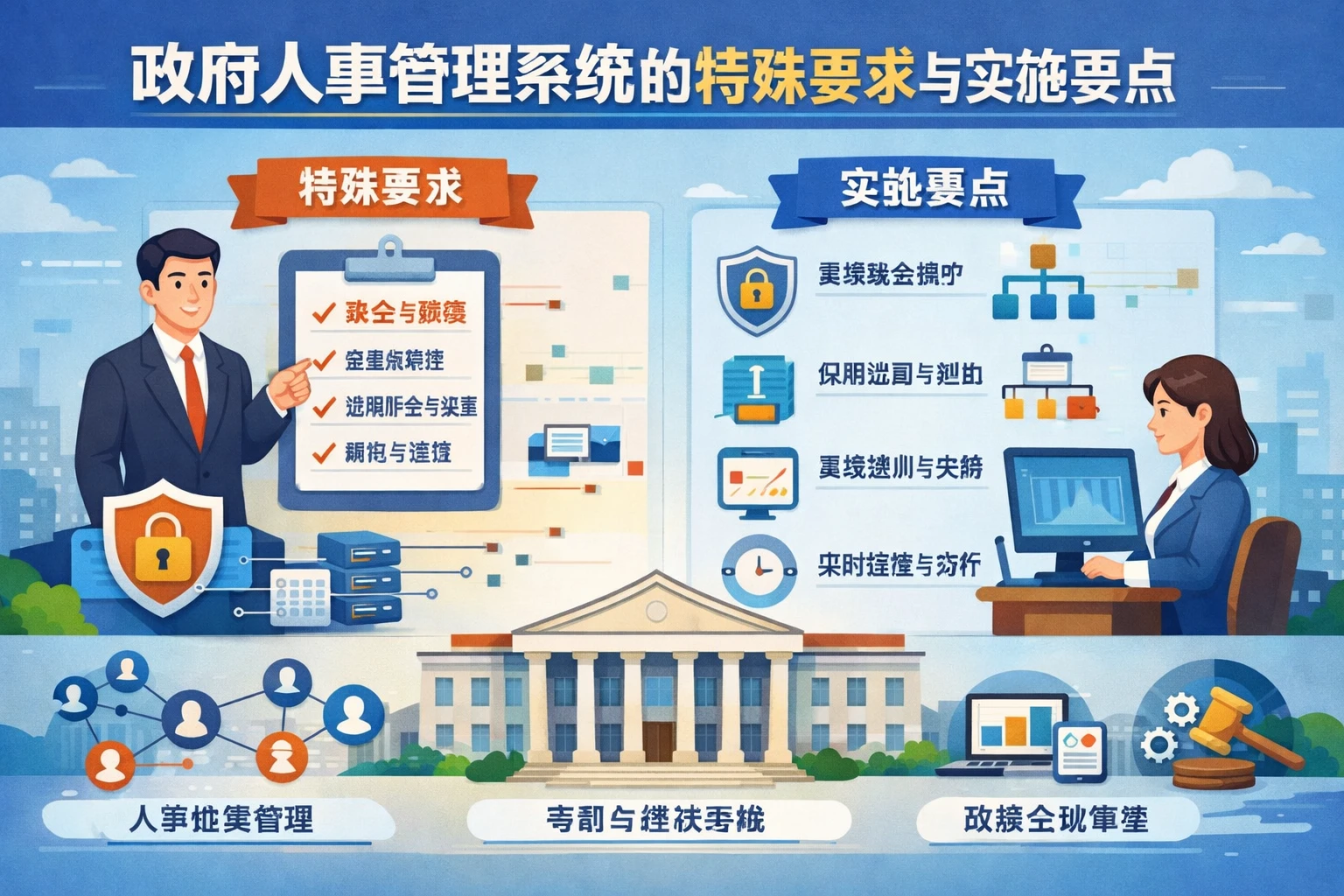 政府人事管理系统的特殊要求与实施要点