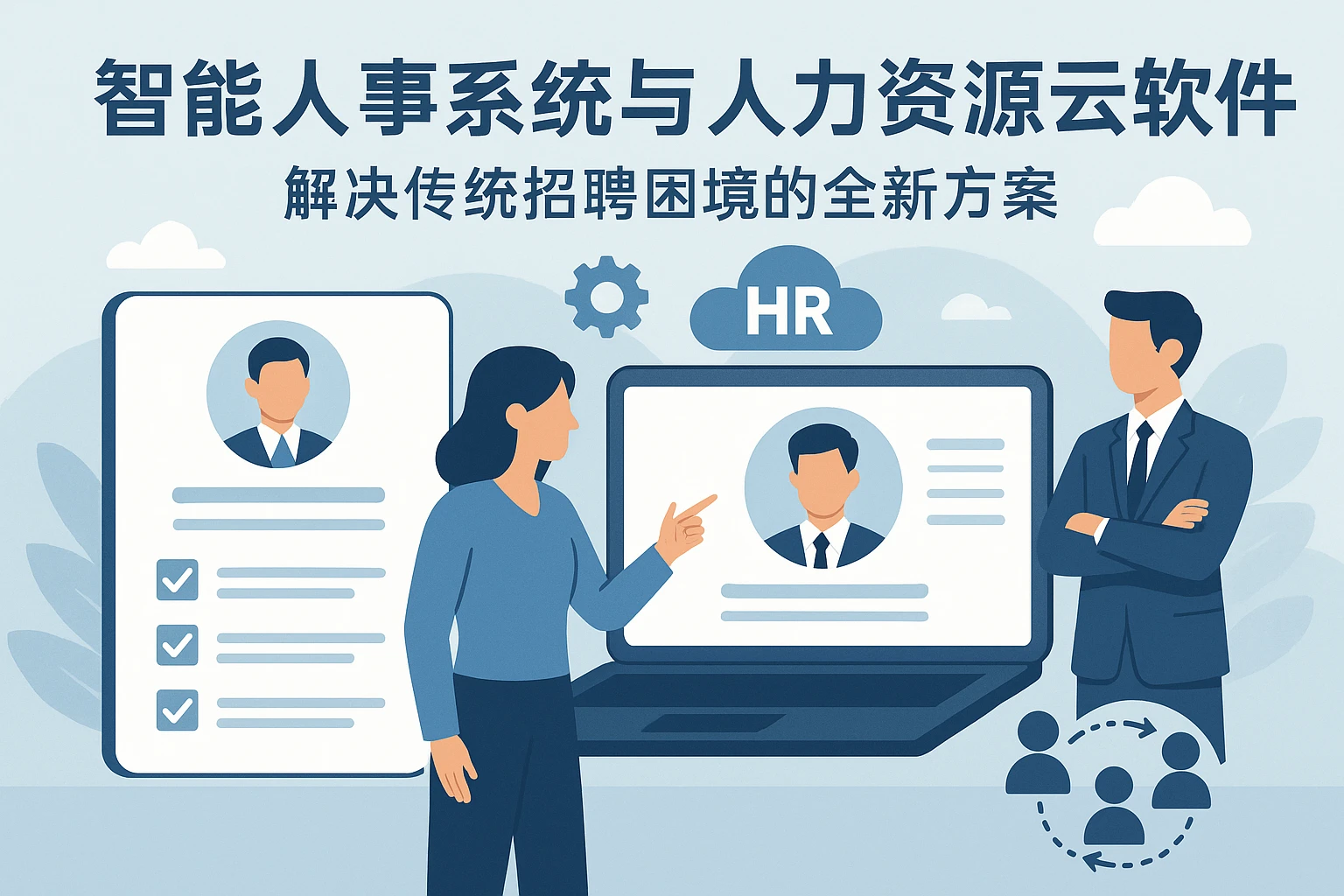 智能人事系统与人力资源云软件:解决传统招聘困境的全新方案