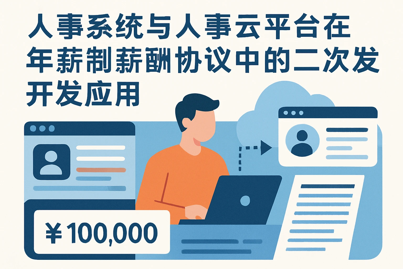 人事系统与人事云平台在年薪制薪酬协议中的二次开发应用