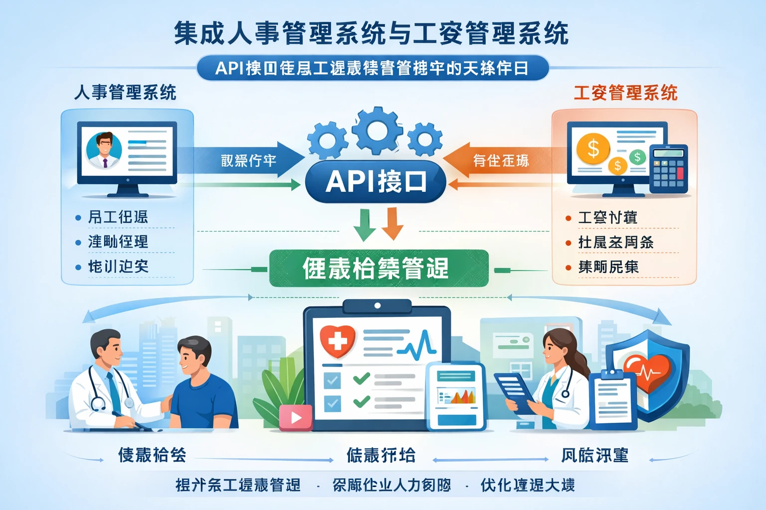 集成人事管理系统与工资管理系统：API接口在员工健康档案管理中的关键作用