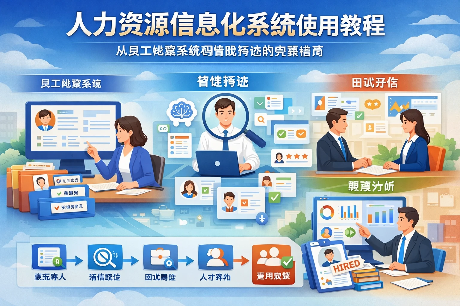 人力资源信息化系统使用教程:从员工档案系统到智能筛选的完整指南