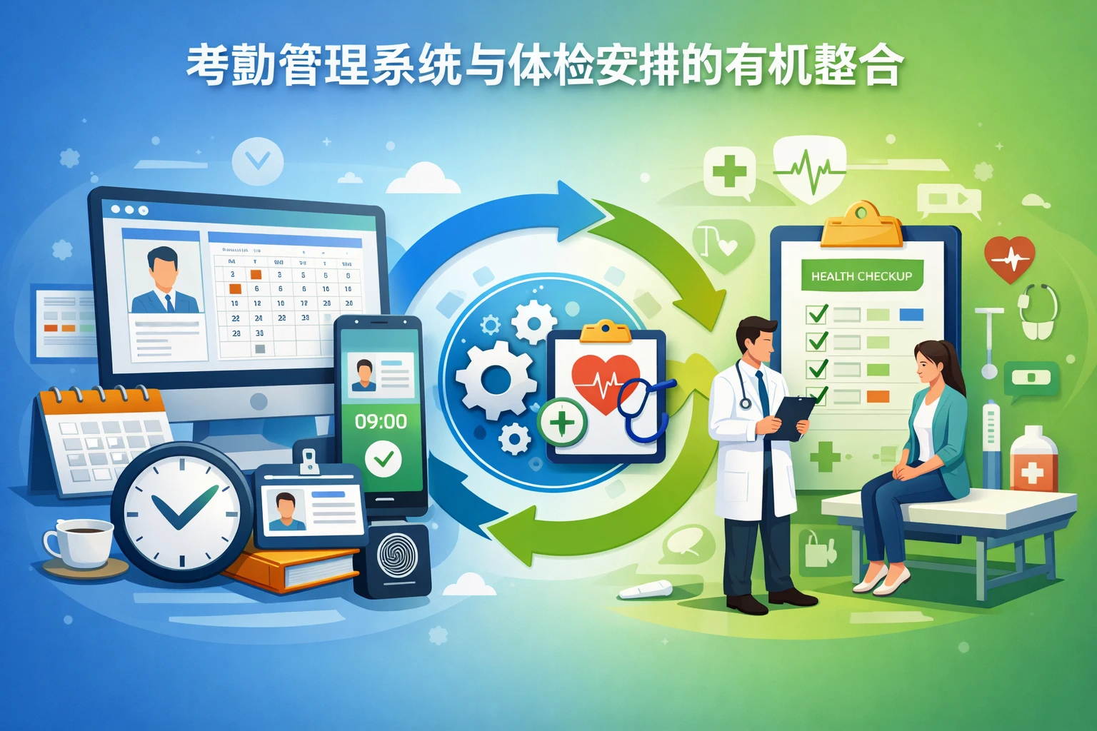 考勤管理系统与体检安排的有机整合