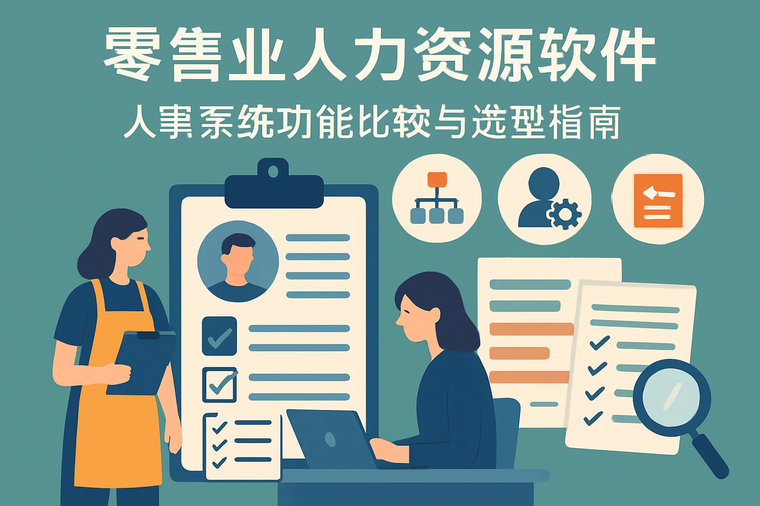 零售业人力资源软件：人事系统功能比较与选型指南