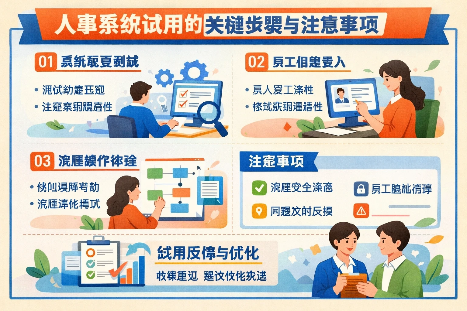 人事系统试用的关键步骤与注意事项