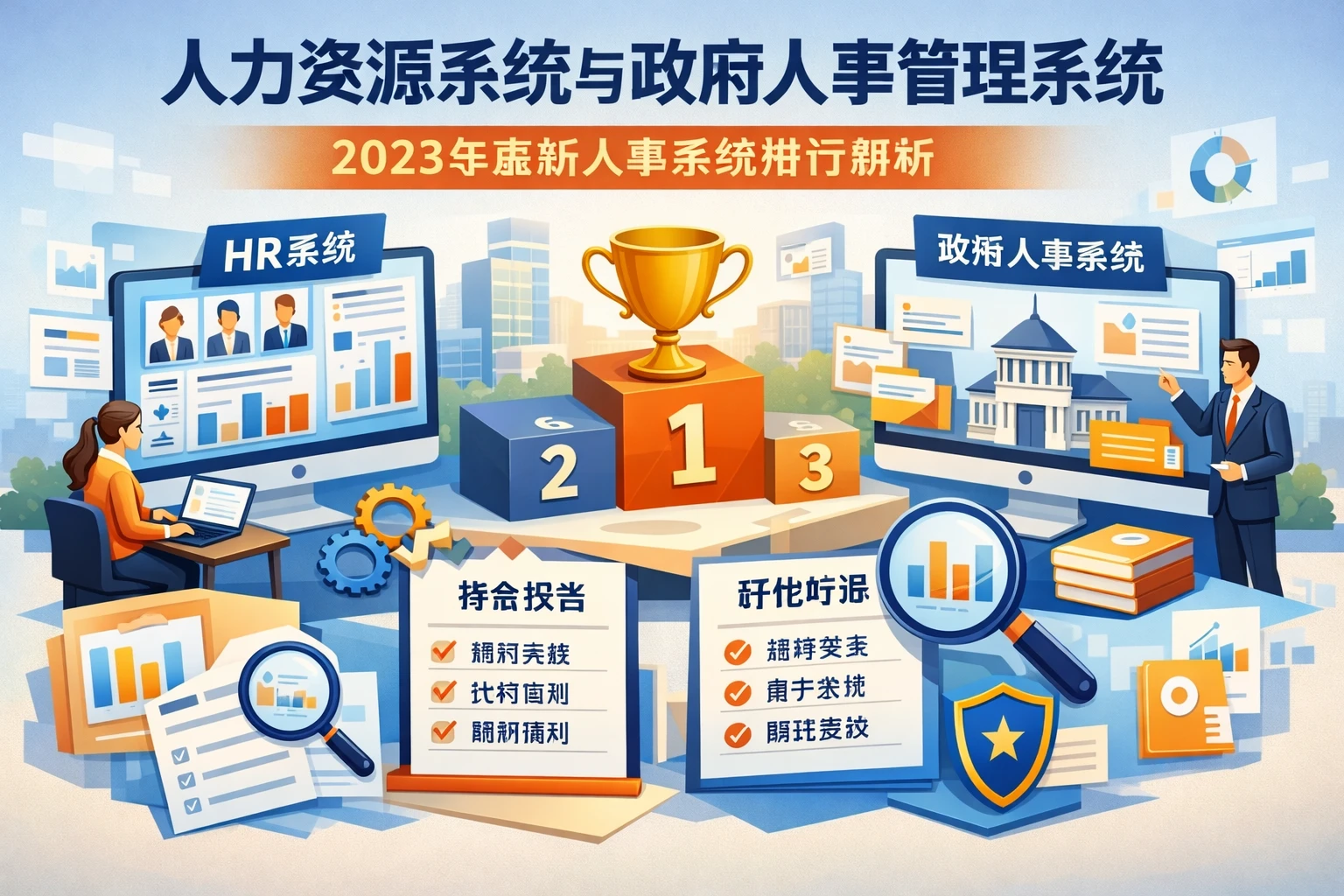人力资源系统与政府人事管理系统:2023年最新人事系统排行榜解析