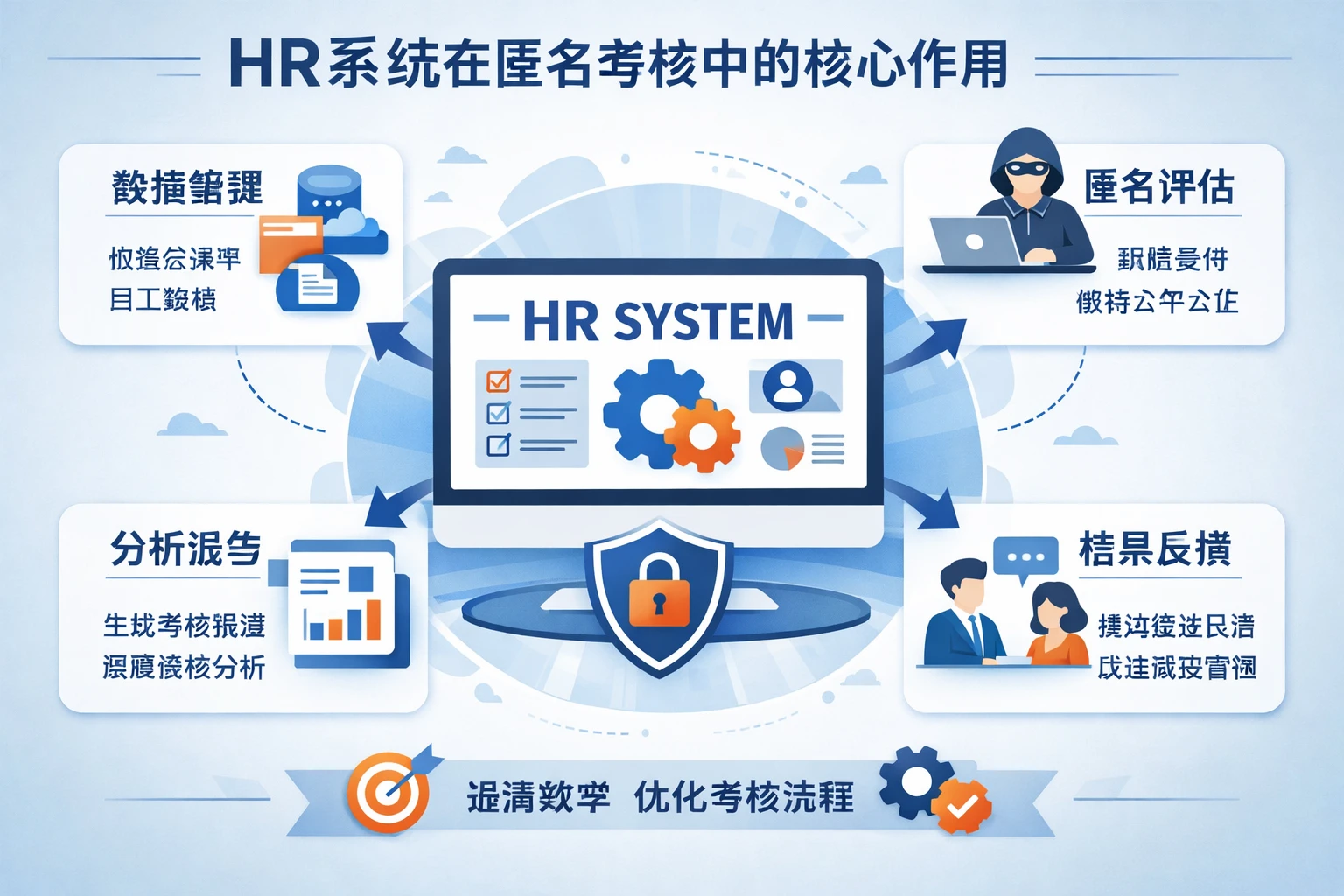HR系统在匿名考核中的核心作用