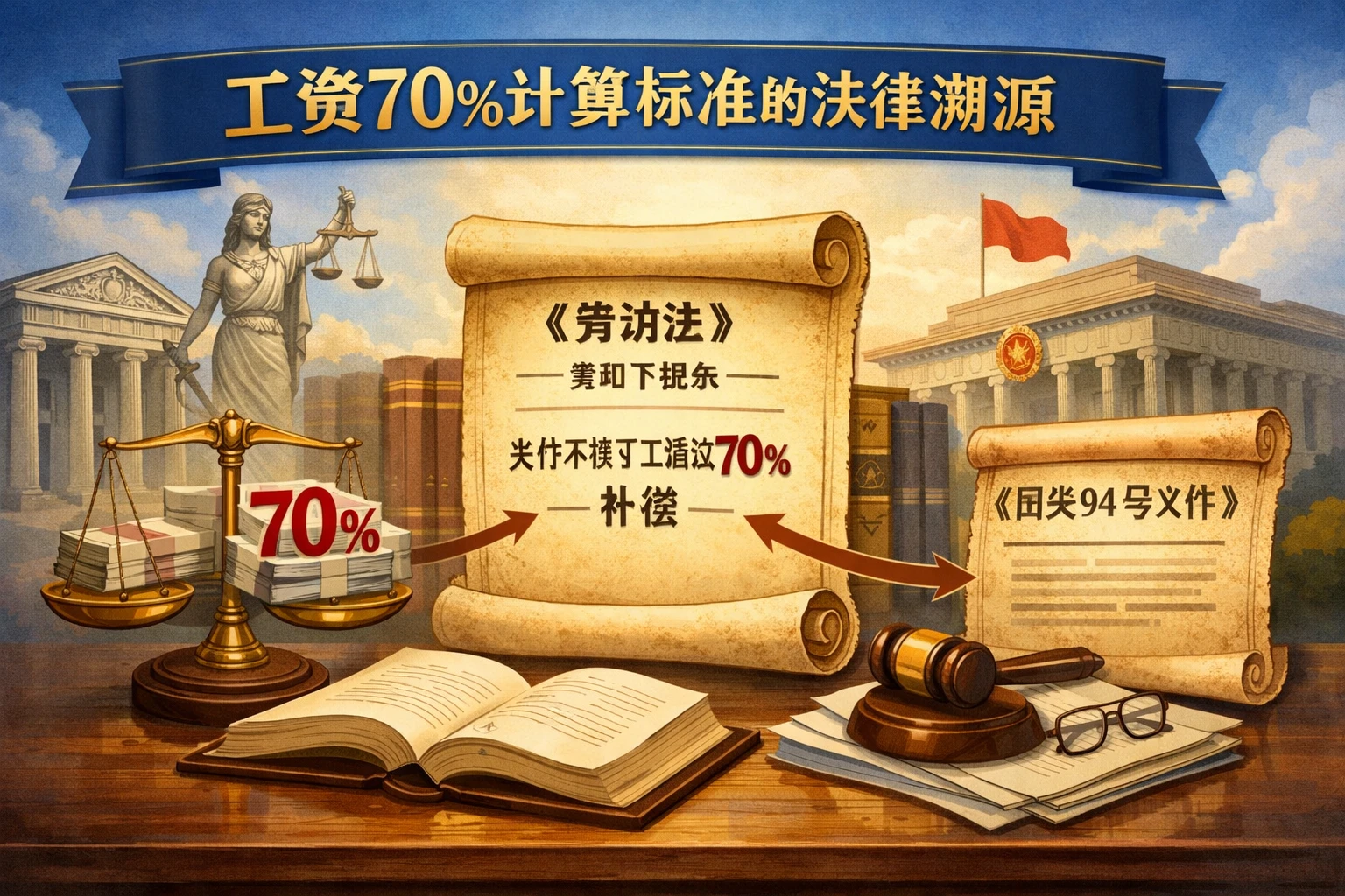 工资70%计算标准的法律溯源