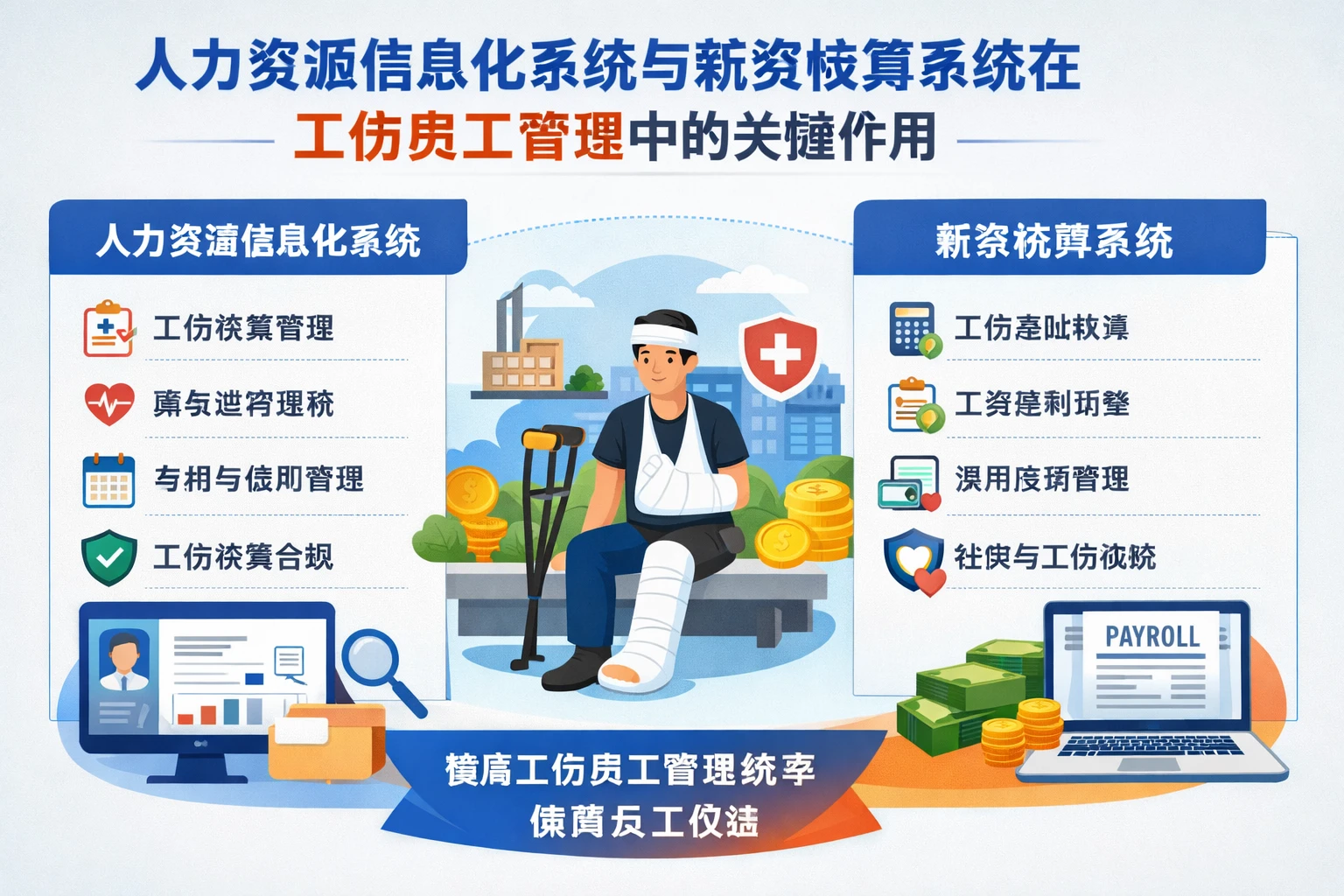 人力资源信息化系统与薪资核算系统在工伤员工管理中的关键作用