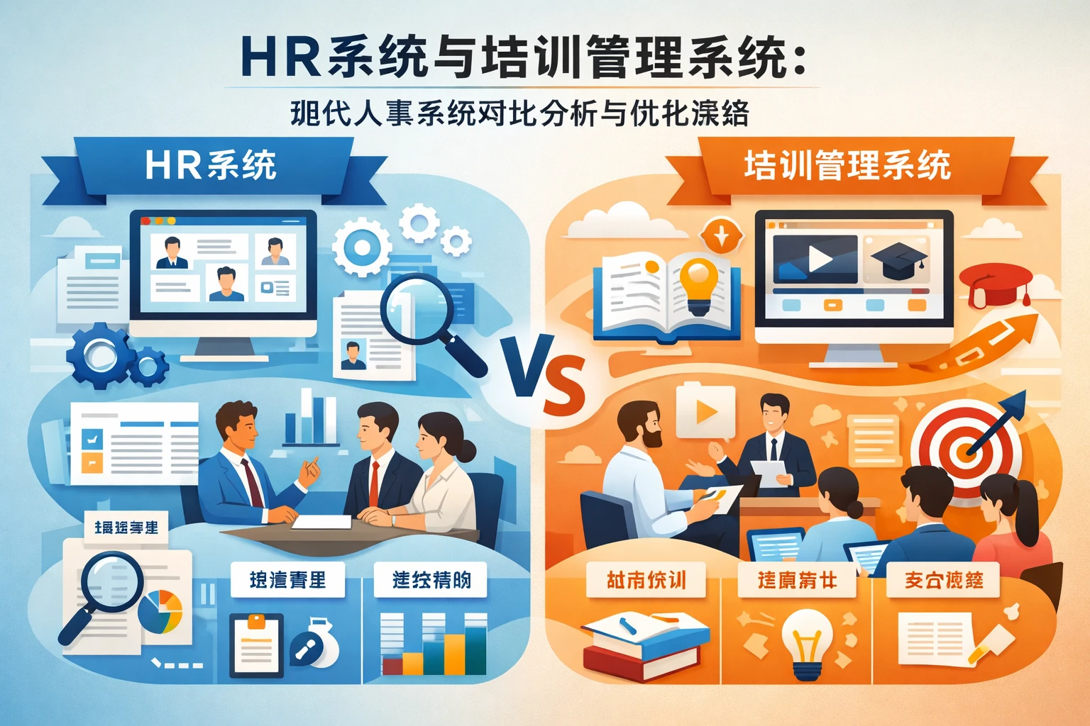 HR系统与培训管理系统：现代人事系统对比分析与优化策略