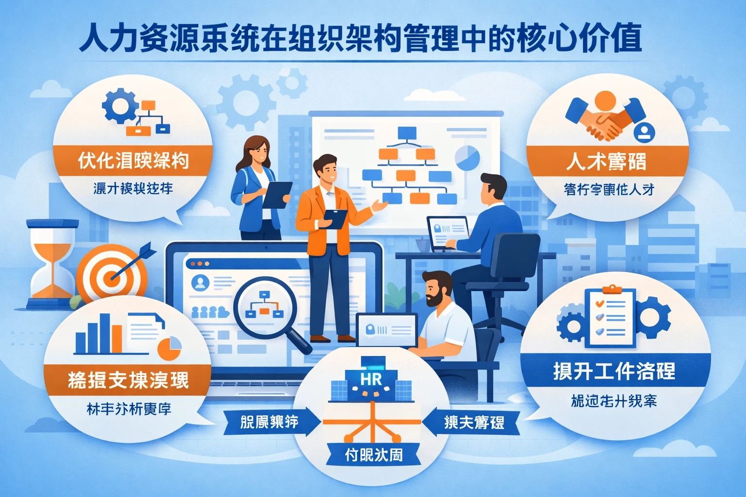 人力资源系统在组织架构管理中的核心价值