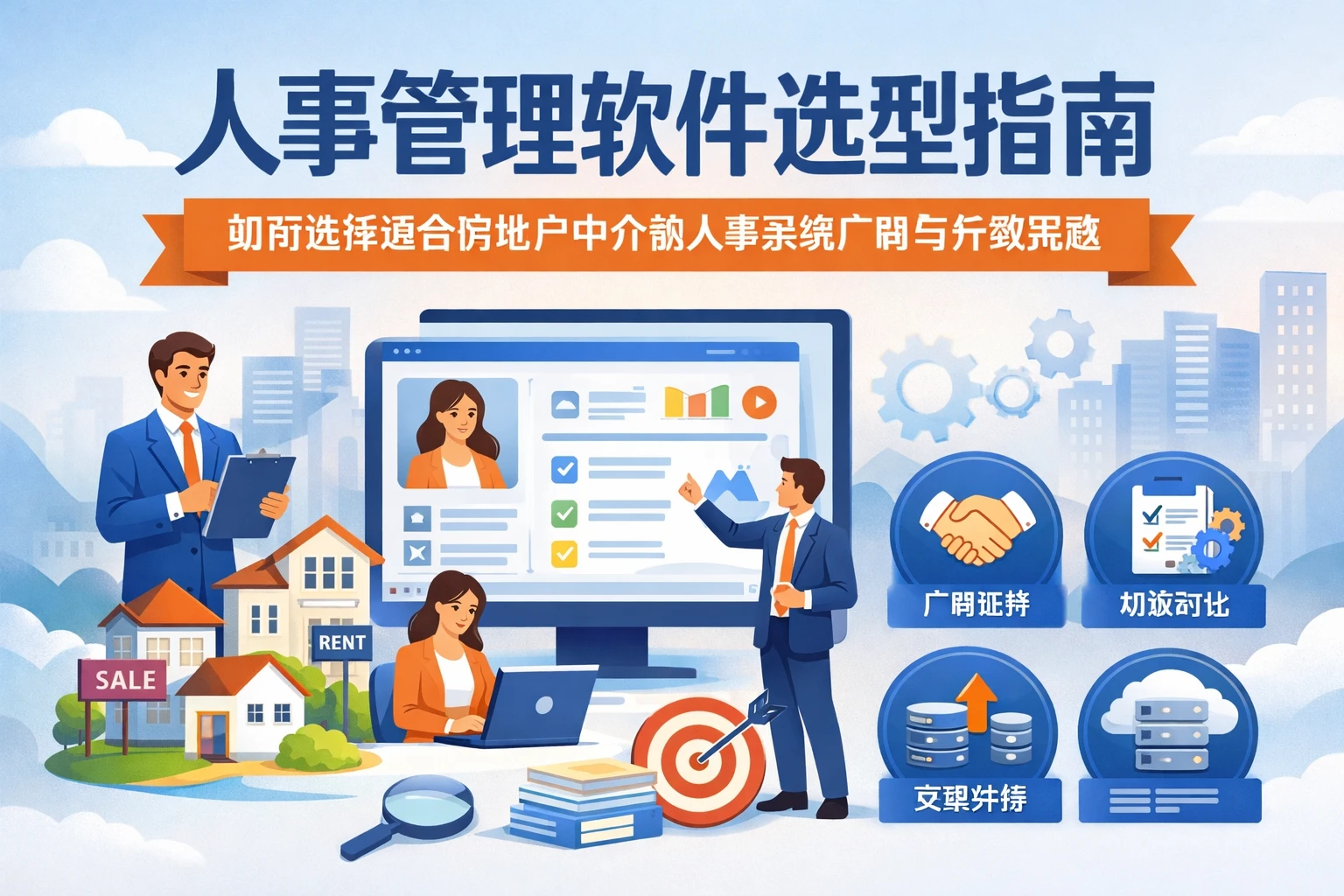 人事管理软件选型指南：如何选择适合房地产中介的人事系统厂商与升级策略