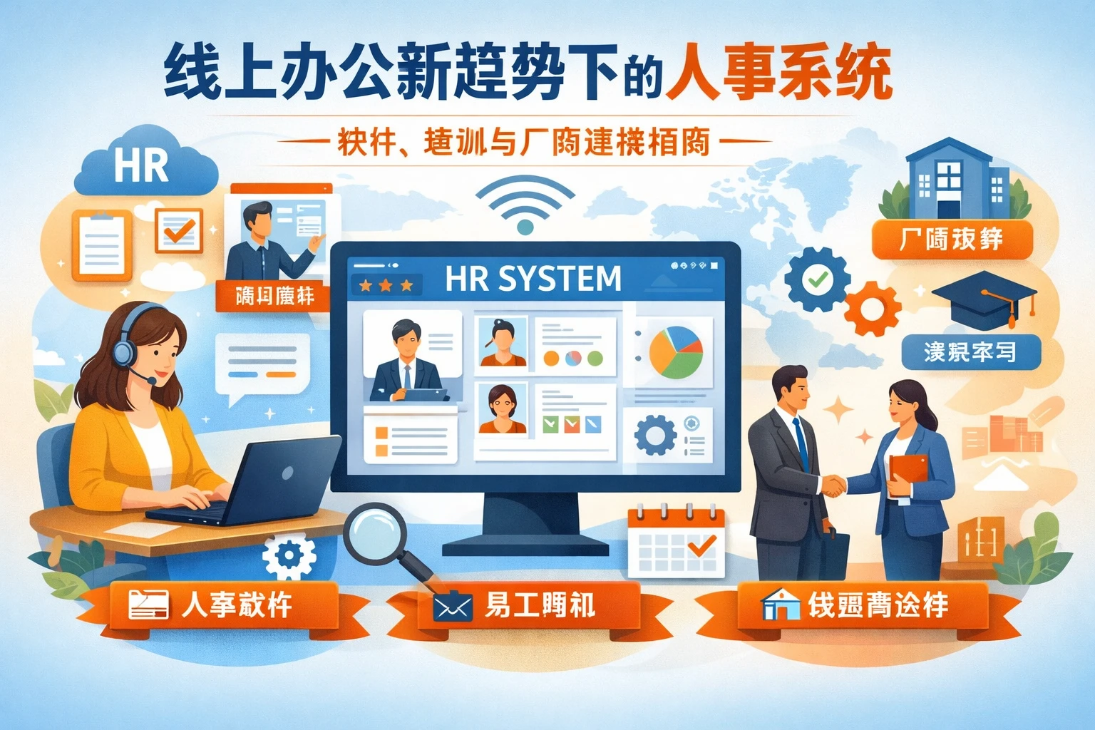 线上办公新趋势下的人事系统:软件、培训与厂商选择指南