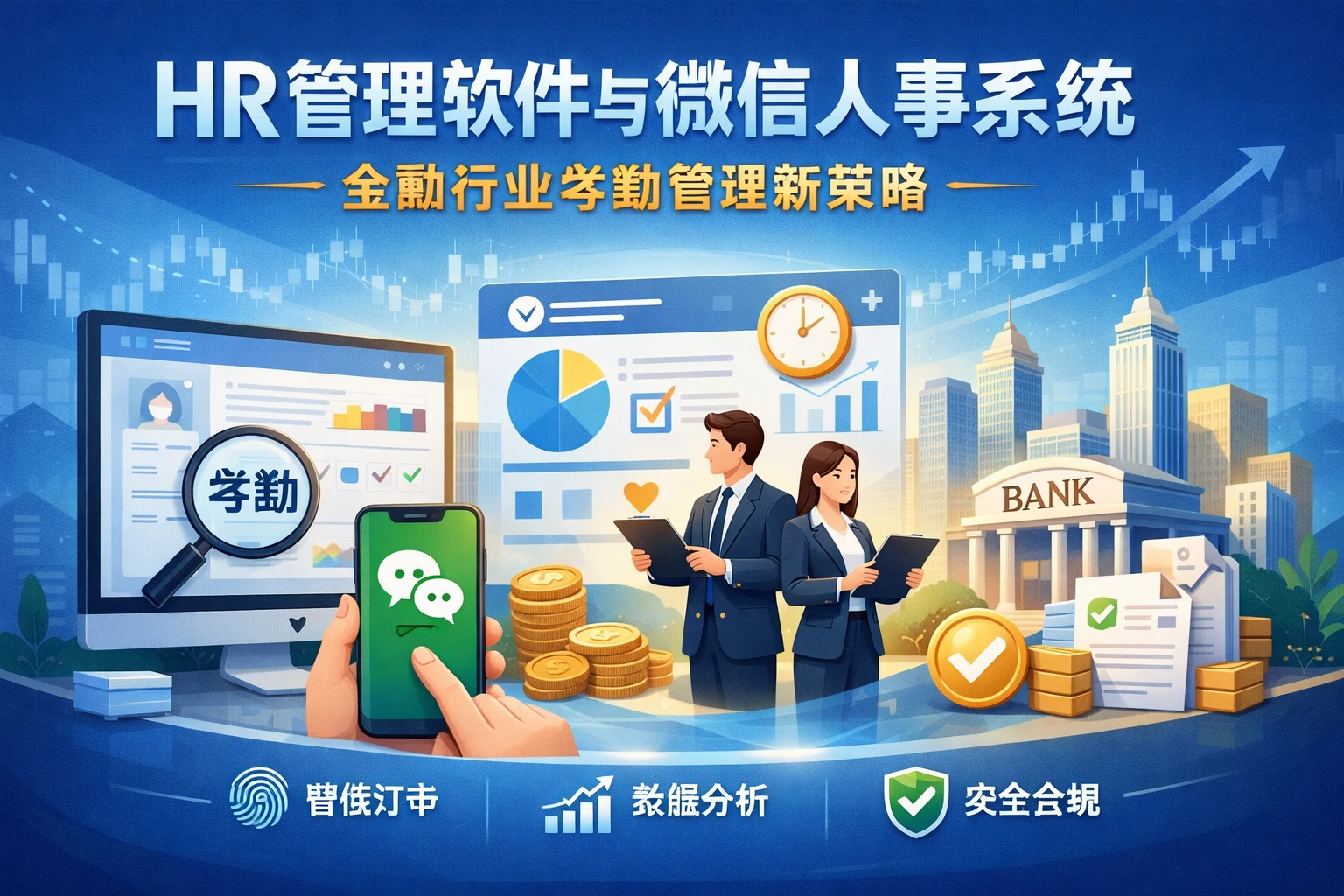 HR管理软件与微信人事系统：金融行业考勤管理新策略