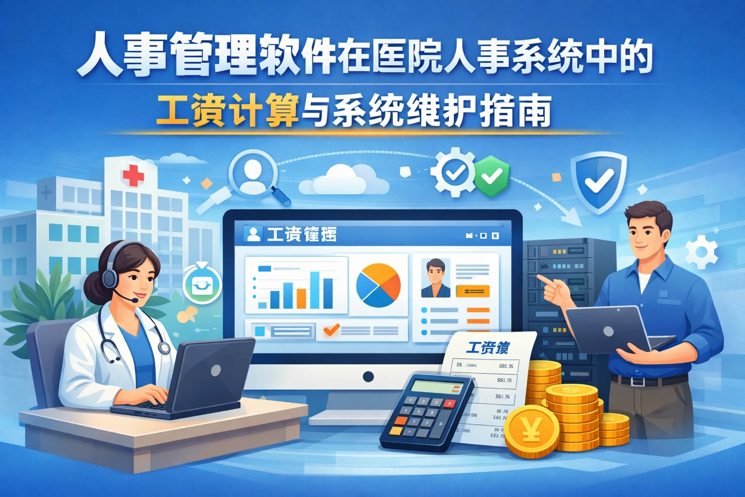 人事管理软件在医院人事系统中的工资计算与系统维护指南