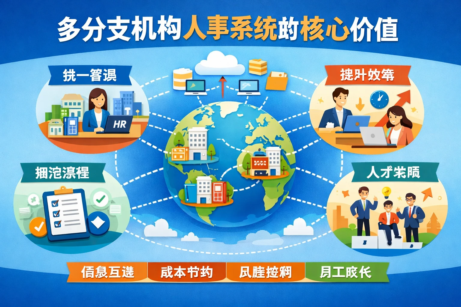 多分支机构人事系统的核心价值