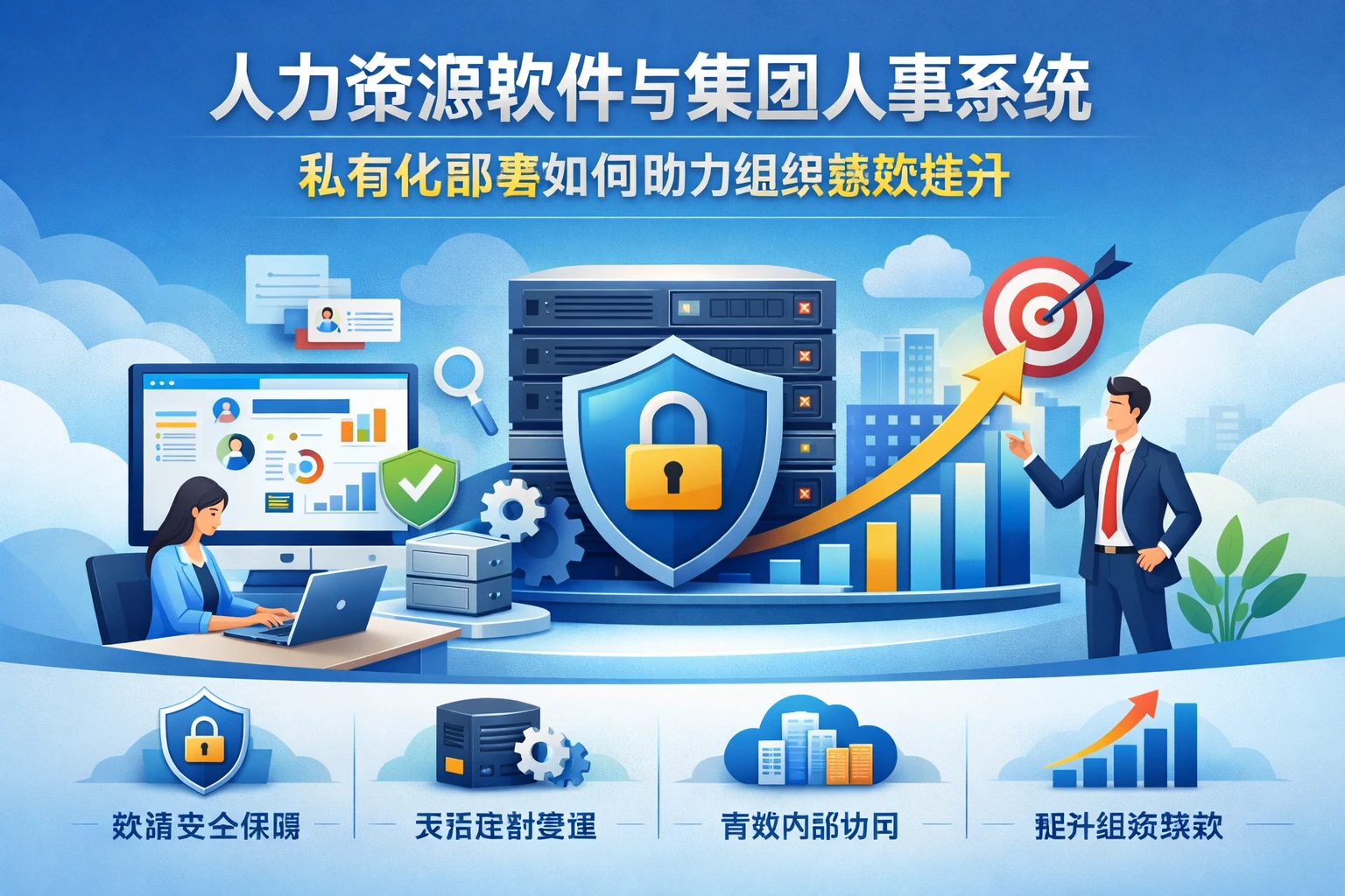 人力资源软件与集团人事系统：私有化部署如何助力组织绩效提升