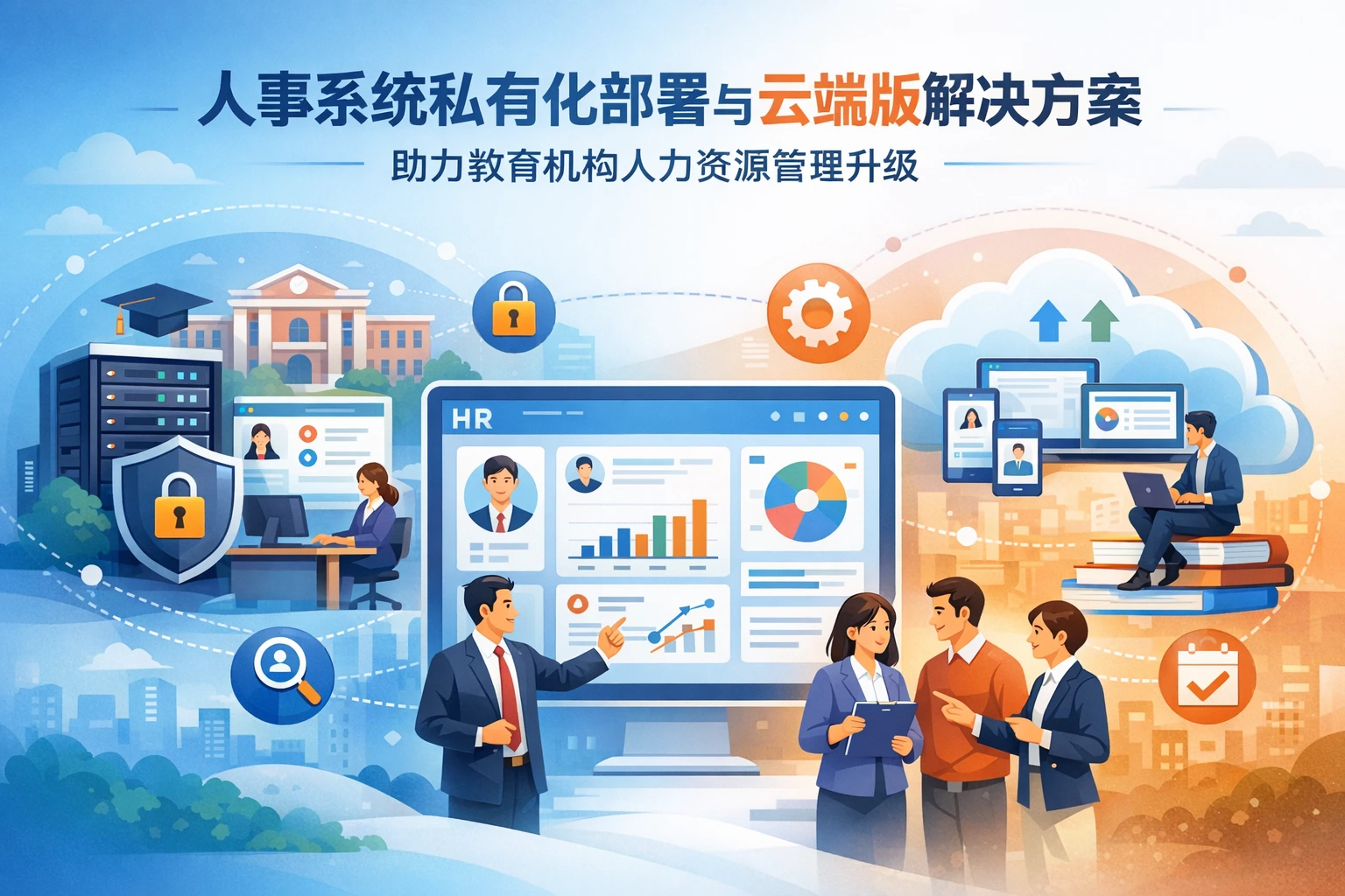 人事系统私有化部署与云端版解决方案助力教育机构人力资源管理升级