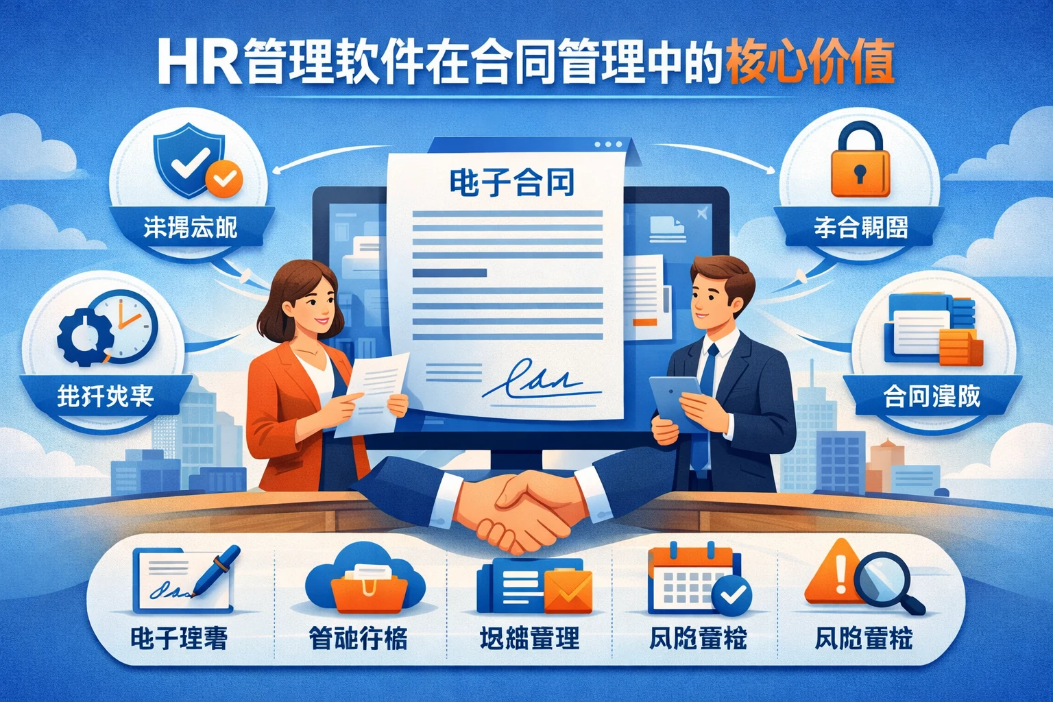 HR管理软件在合同管理中的核心价值