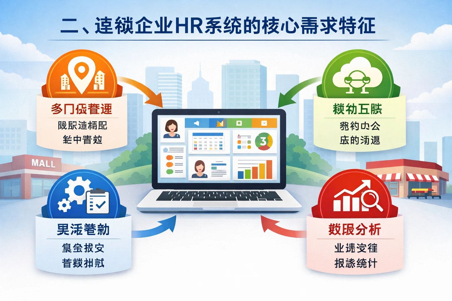 二、连锁企业HR系统的核心需求特征