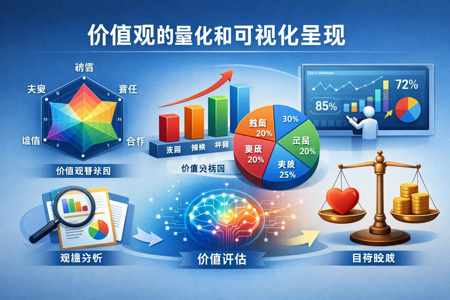 价值观的量化和可视化呈现