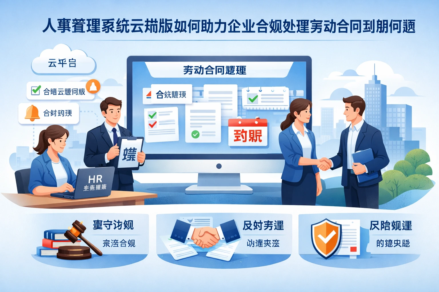 人事管理系统云端版如何助力企业合规处理劳动合同到期问题