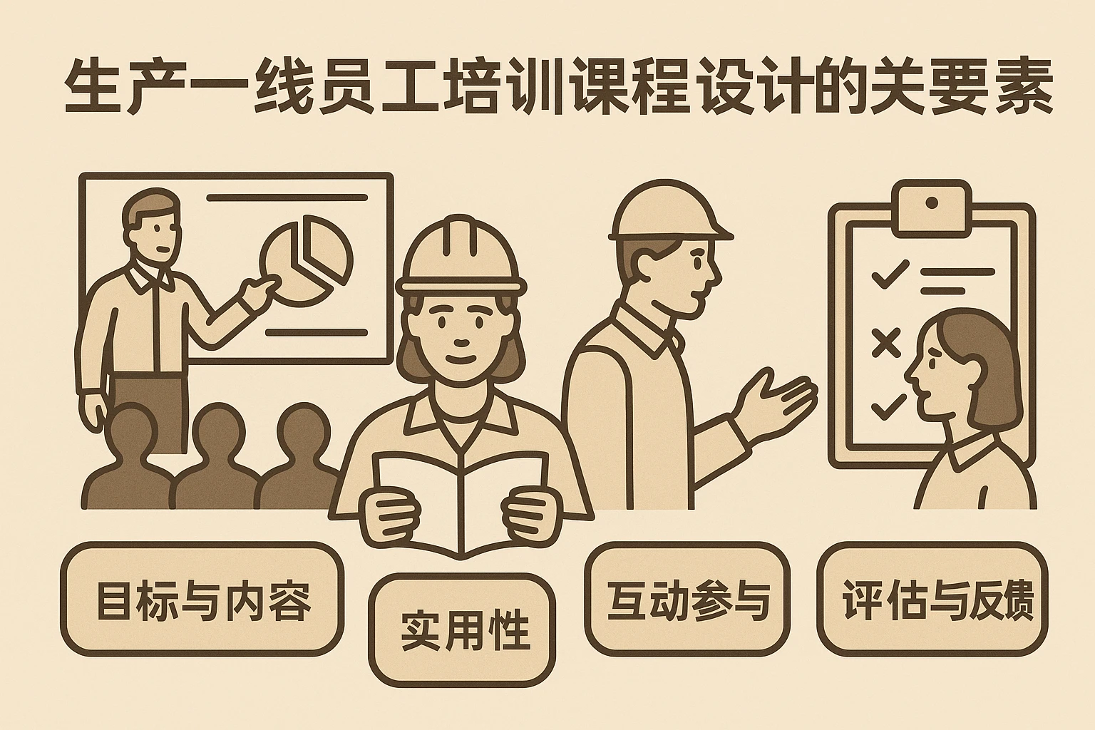 生产一线员工培训课程设计的关键要素
