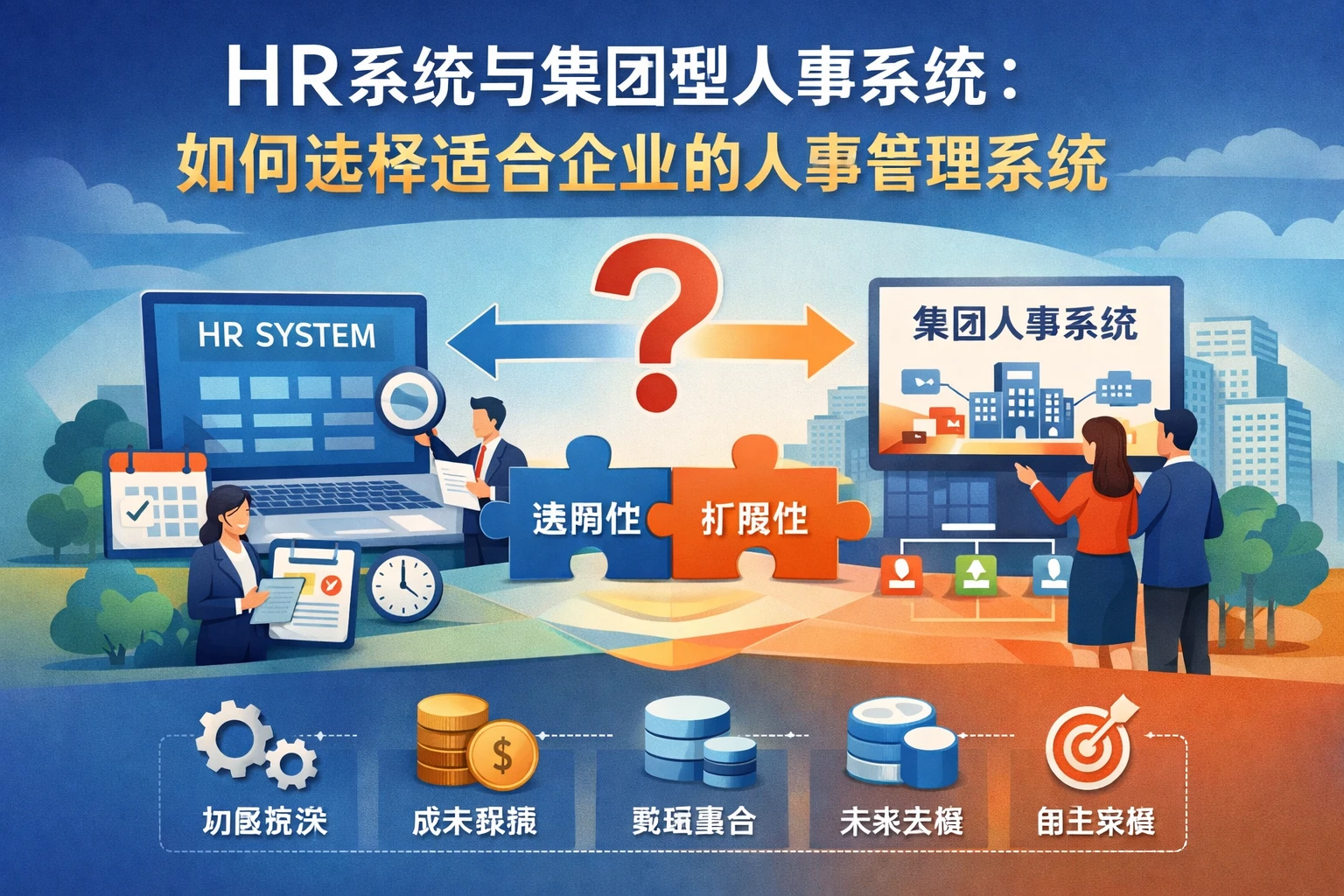 HR系统与集团型人事系统:如何选择适合企业的人事管理系统