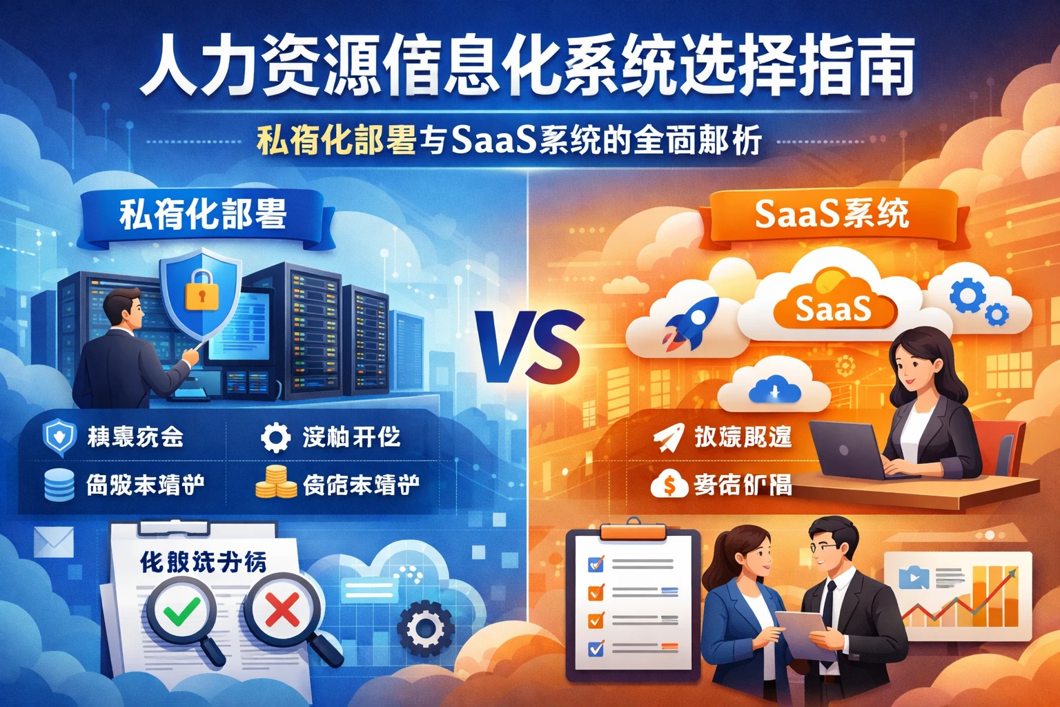 人力资源信息化系统选择指南：私有化部署与SaaS系统的全面解析