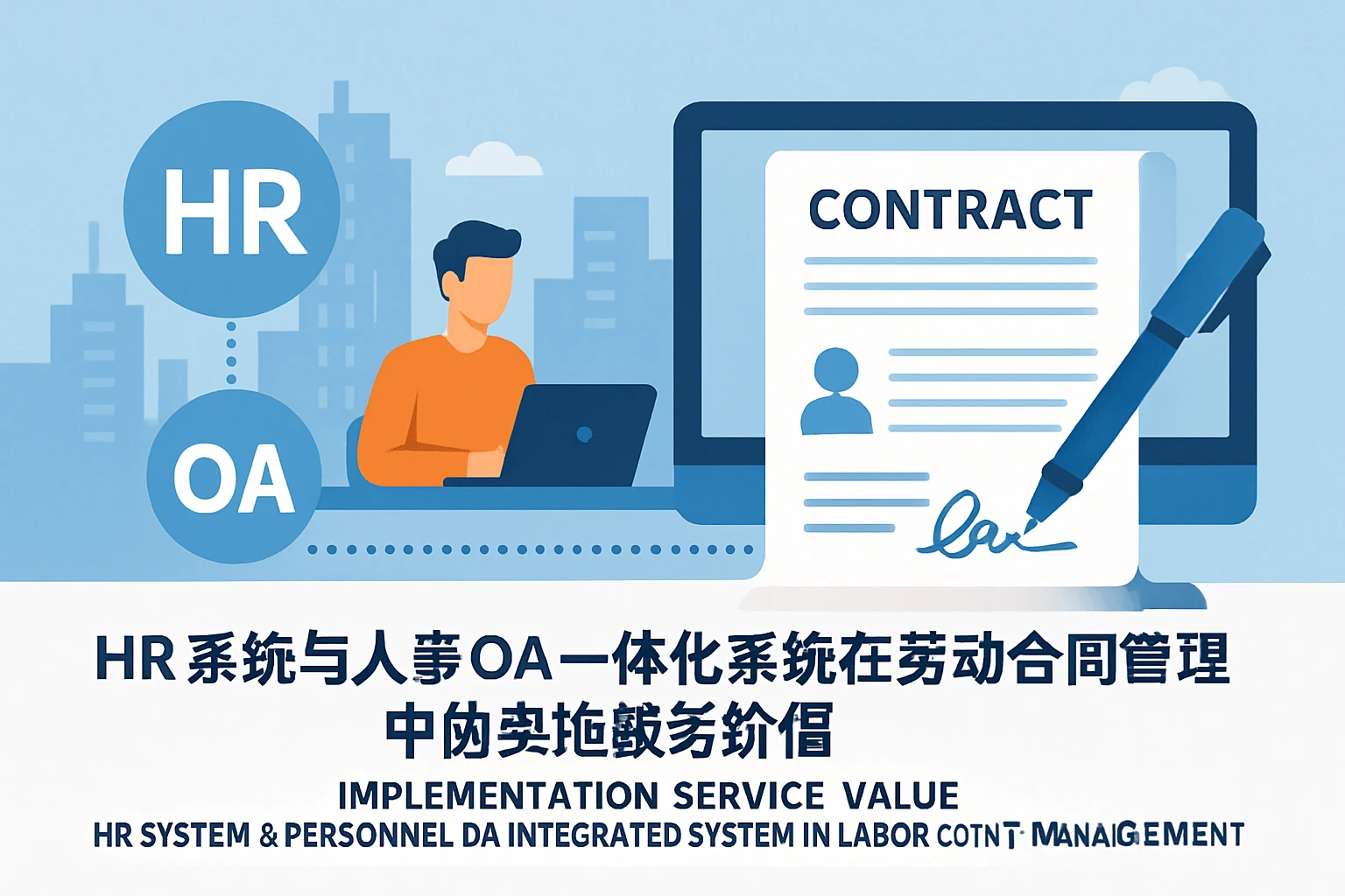 HR系统与人事OA一体化系统在劳动合同管理中的实施服务价值