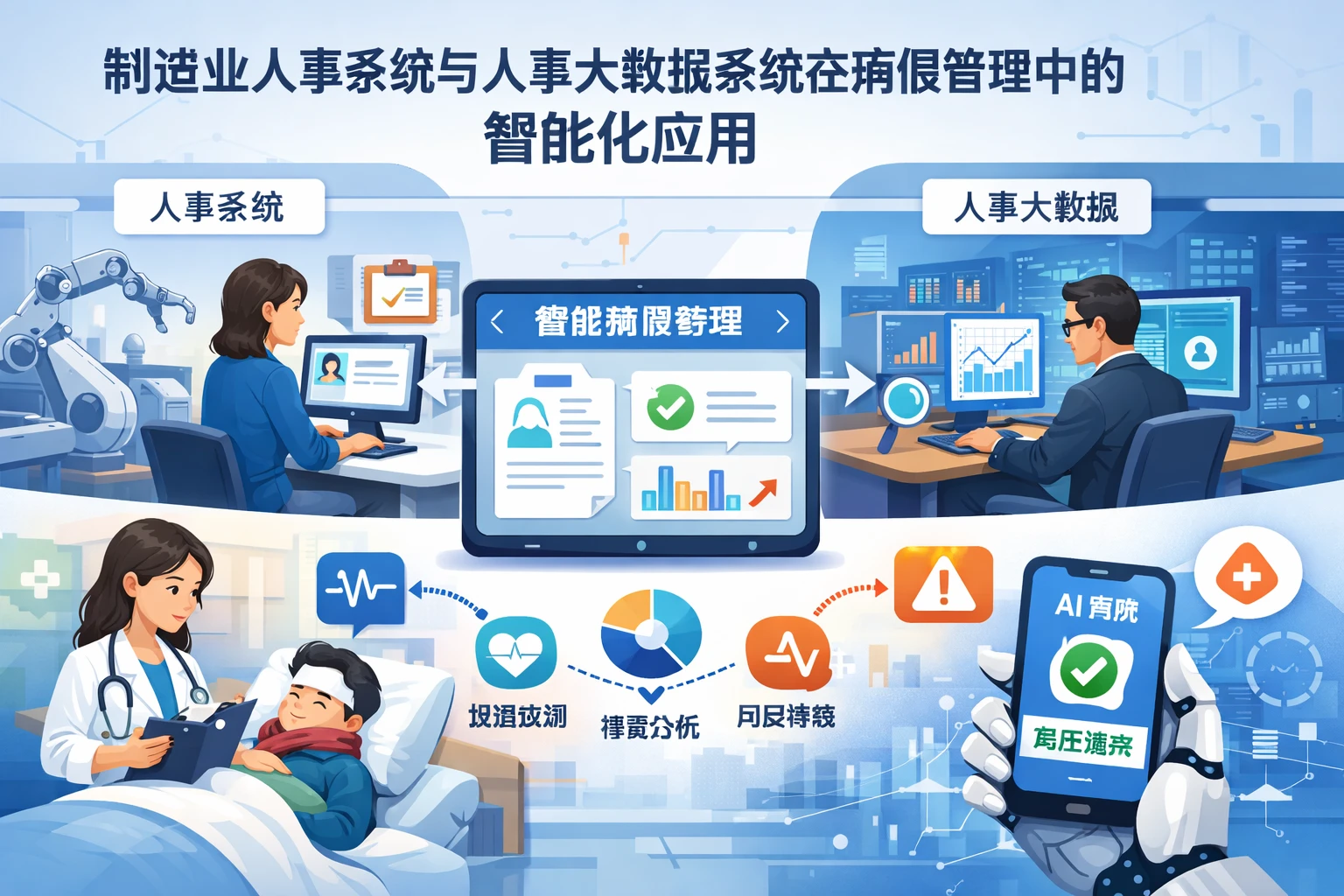 制造业人事系统与人事大数据系统在病假管理中的智能化应用