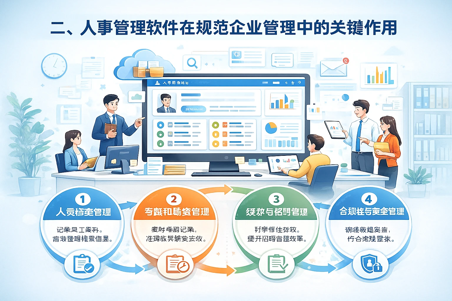 二、人事管理软件在规范企业管理中的关键作用