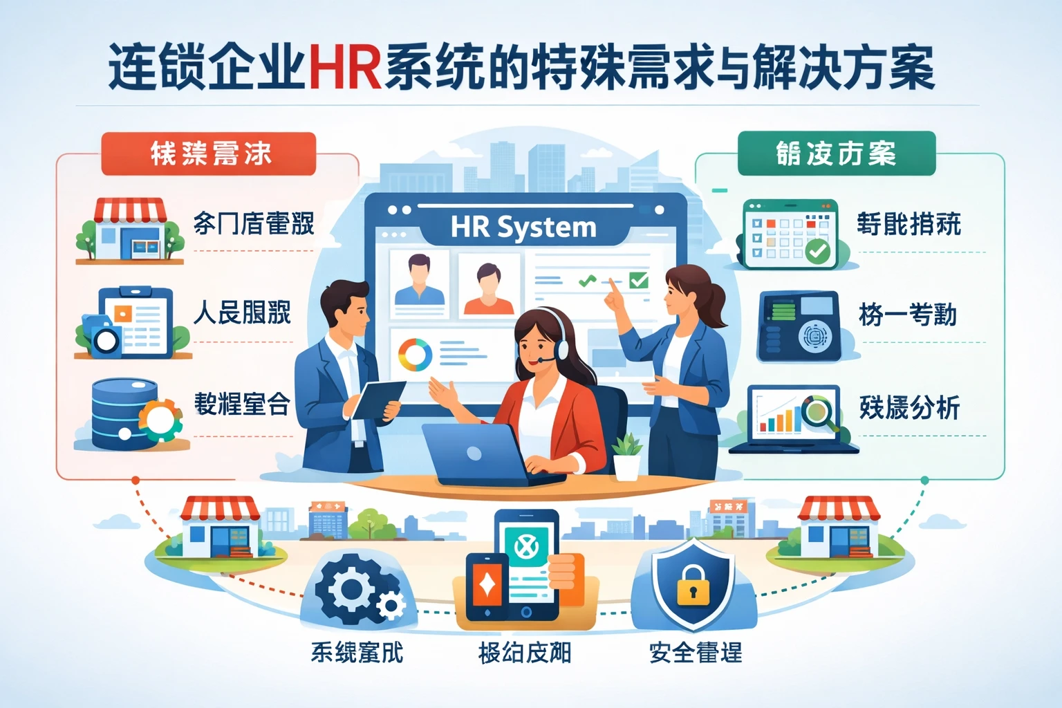 连锁企业HR系统的特殊需求与解决方案