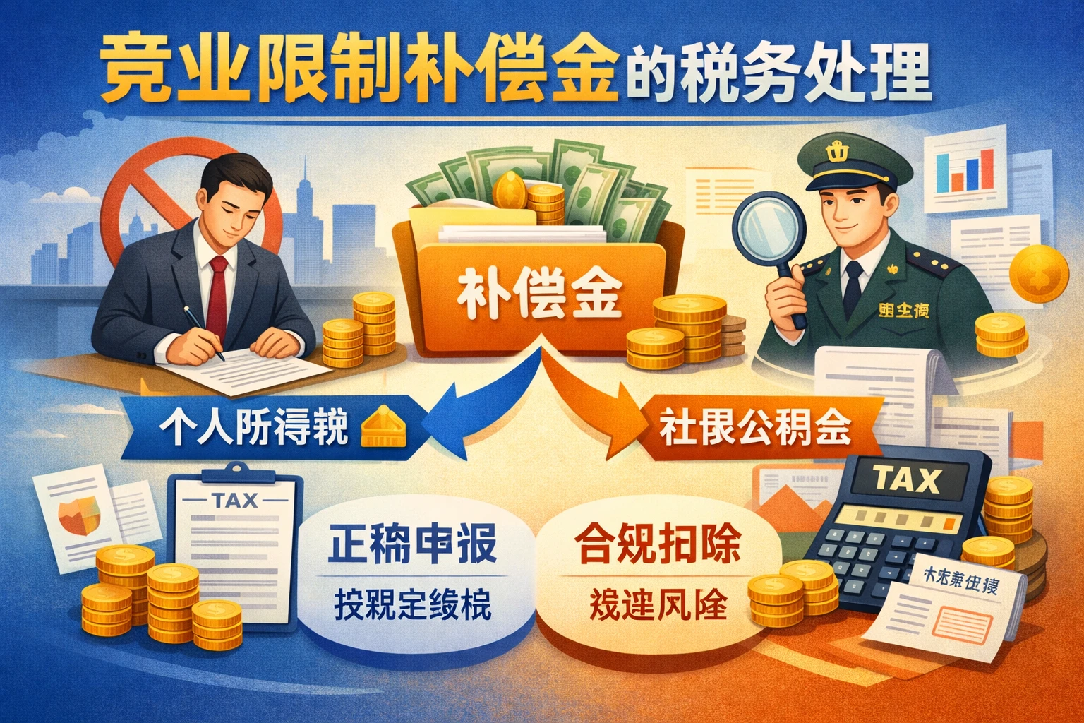 竞业限制补偿金的税务处理