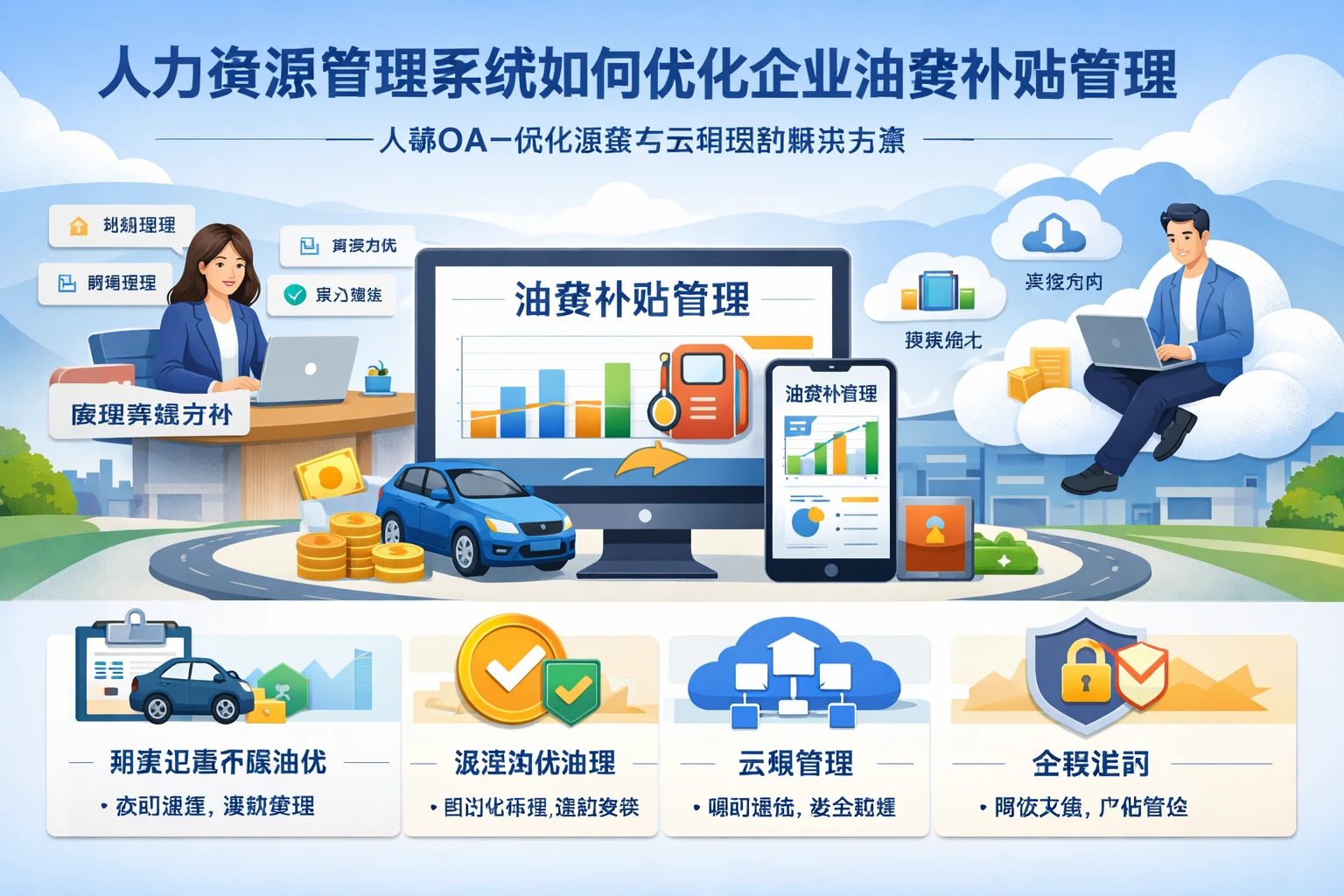 人力资源管理系统如何优化企业油费补贴管理——人事OA一体化系统与云端版的解决方案