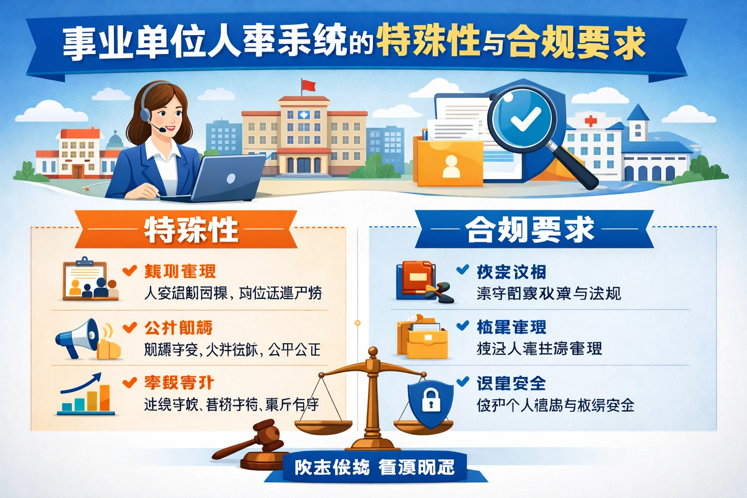 事业单位人事系统的特殊性与合规要求