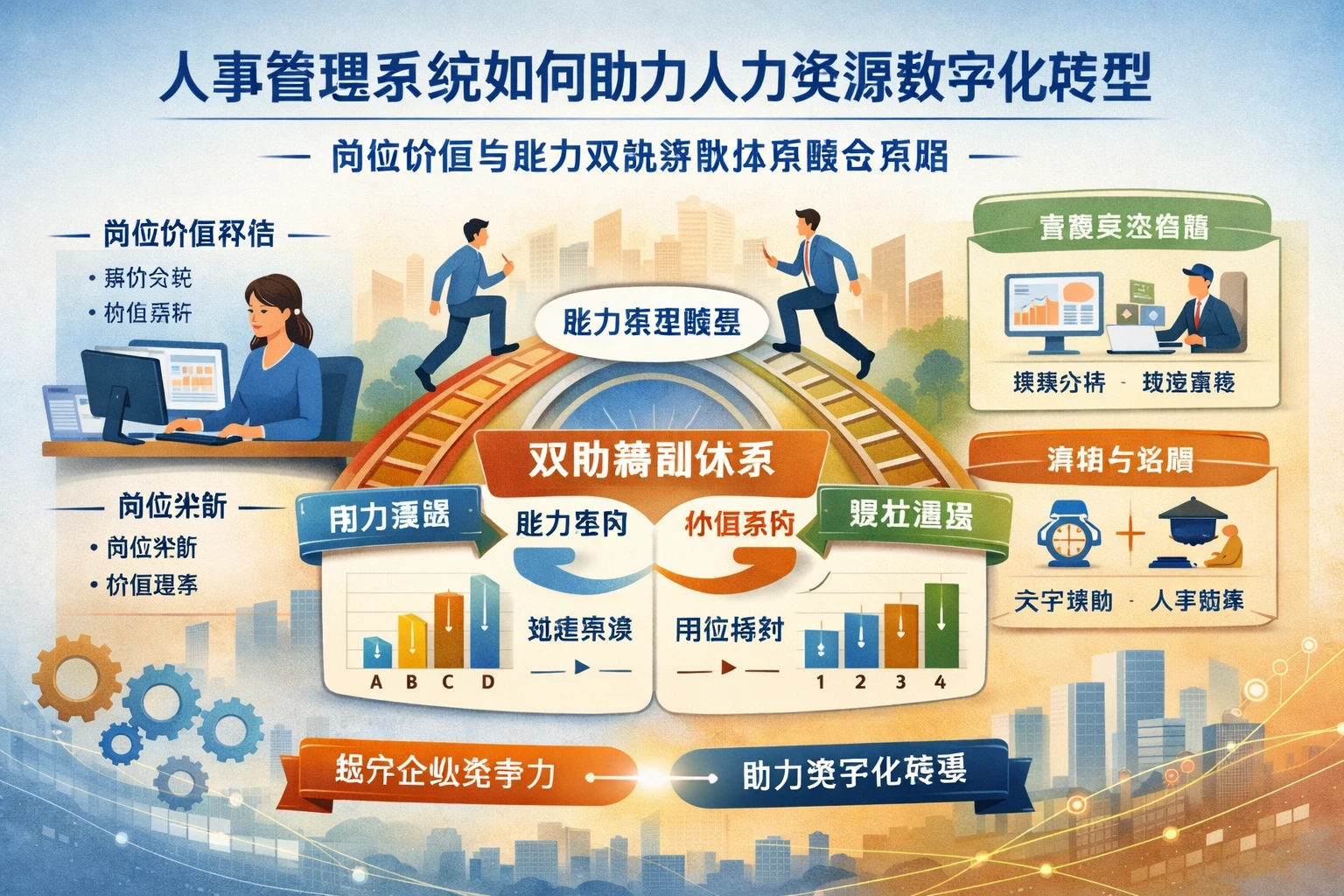 人事管理系统如何助力人力资源数字化转型：岗位价值与能力双轨薪酬体系融合策略