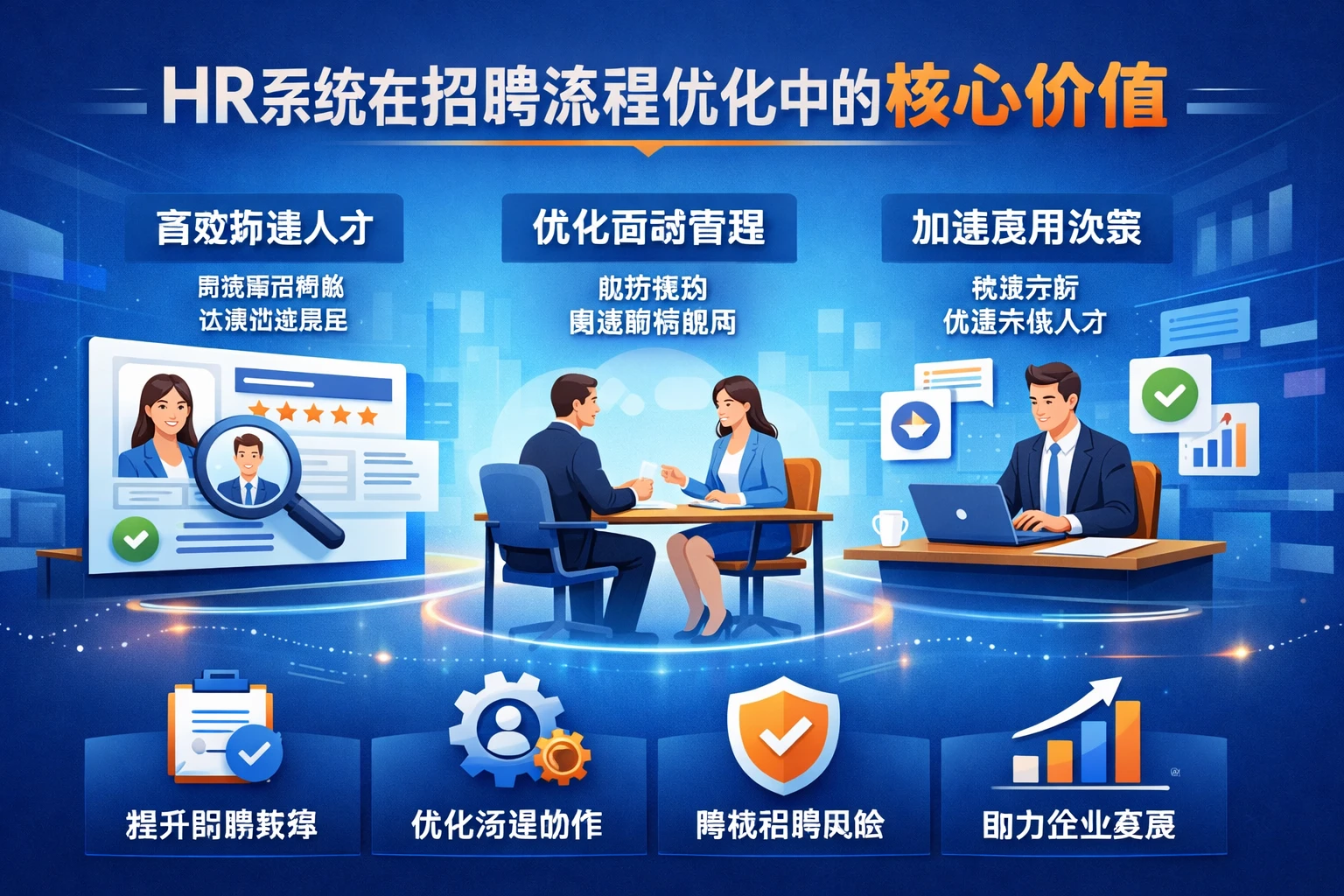 HR系统在招聘流程优化中的核心价值