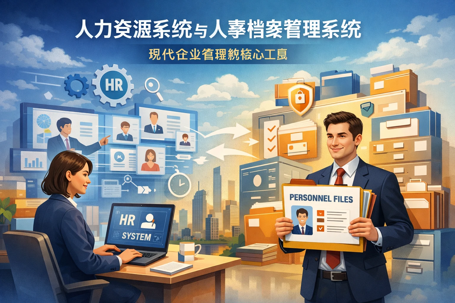 人力资源系统与人事档案管理系统：现代企业管理的核心工具