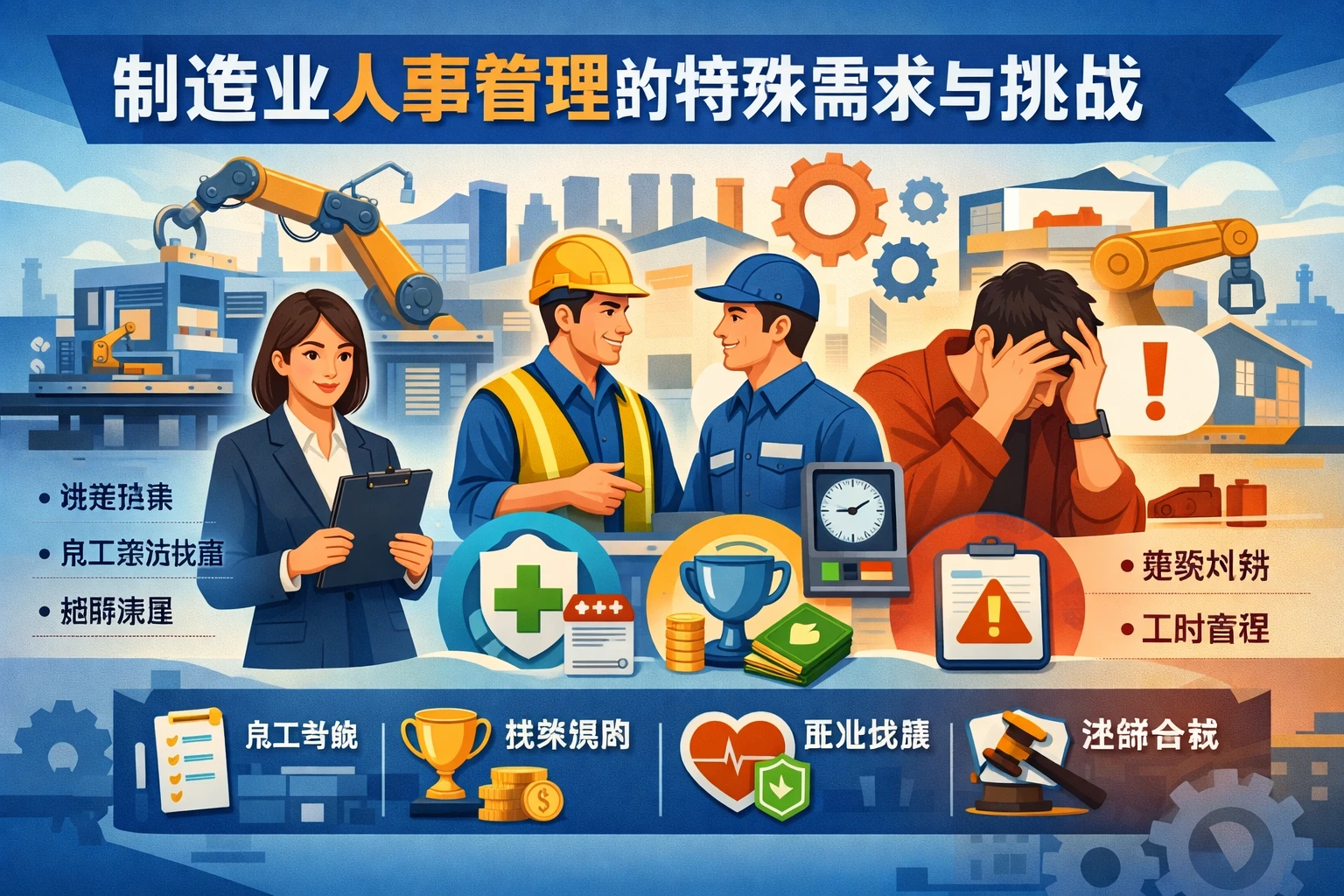 制造业人事管理的特殊需求与挑战